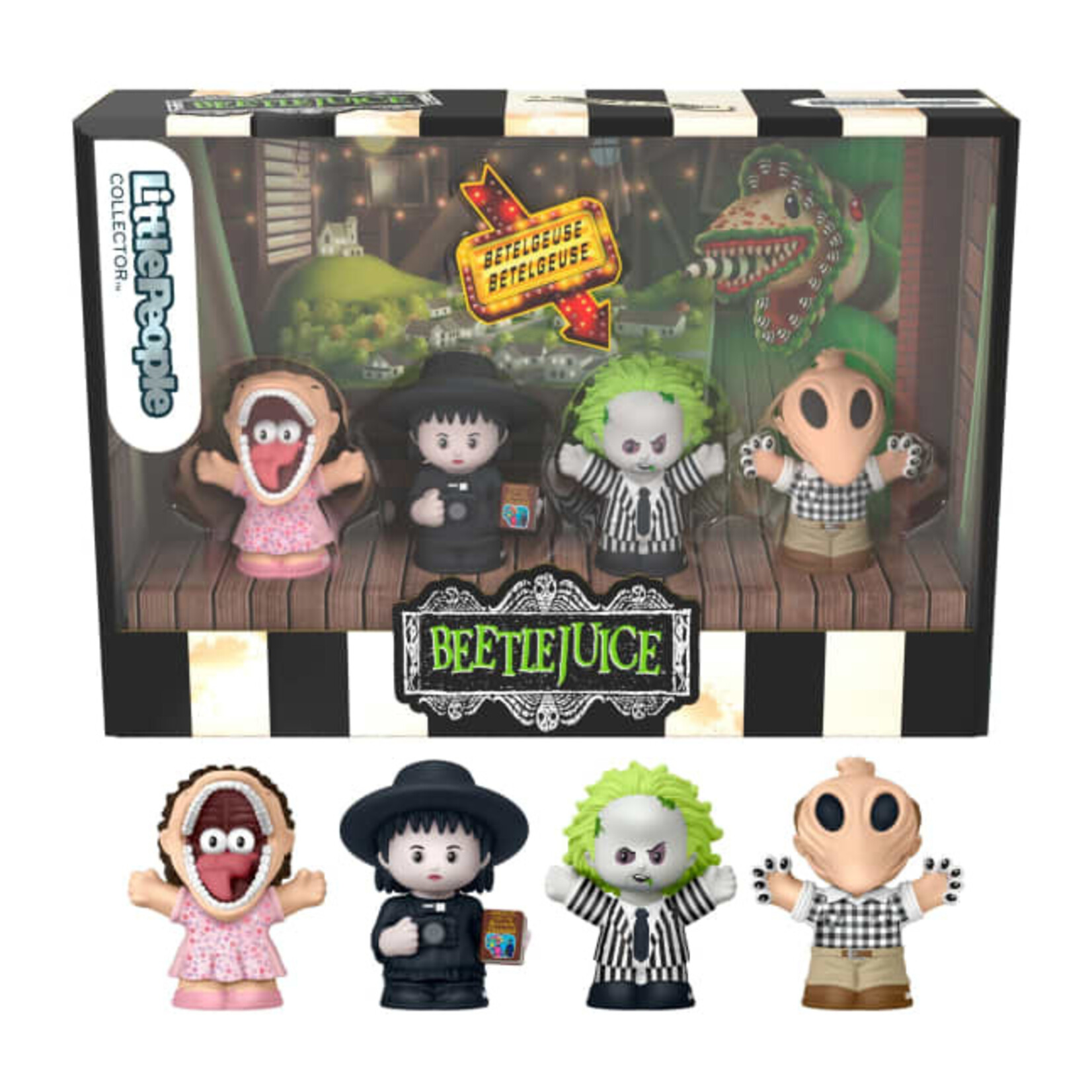 Fisher-Price Fisher-Price Beetlejuice Little People Collector Mini Figures 4-Pack
