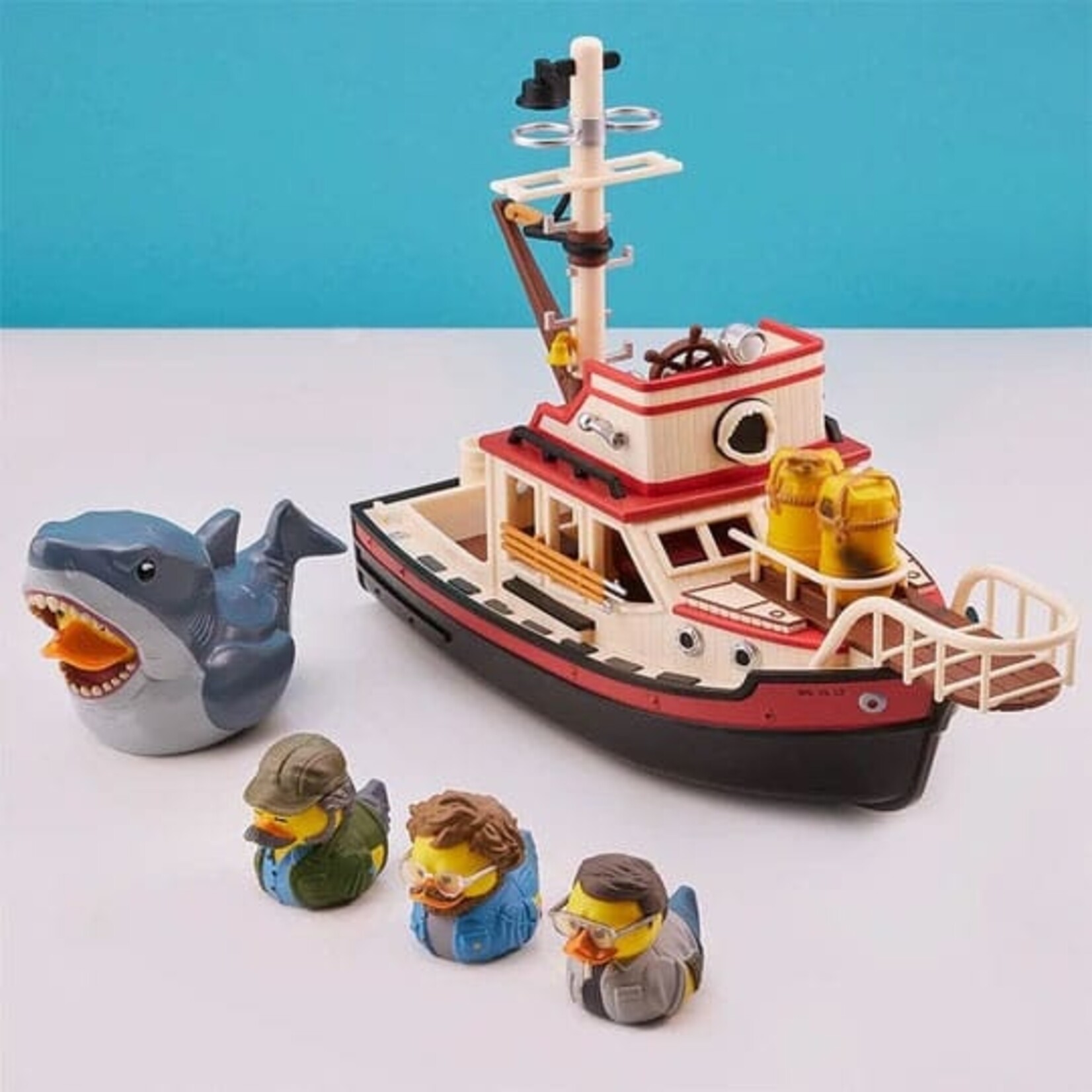 TUBBZ TUBBZ Jaws Vehicle PVC Figure Orca Boat Bundle 13 cm