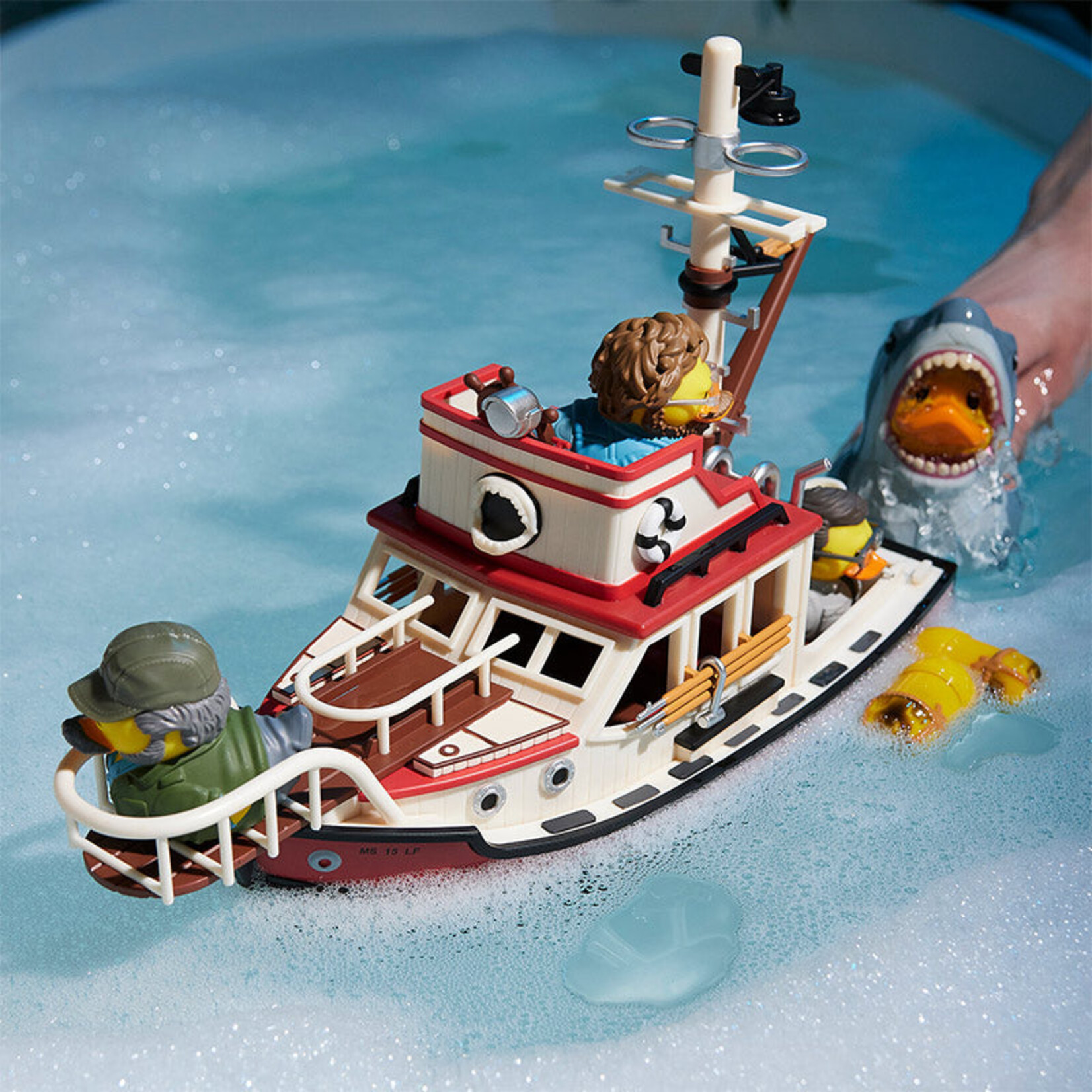 TUBBZ TUBBZ Jaws Vehicle PVC Figure Orca Boat Bundle 13 cm