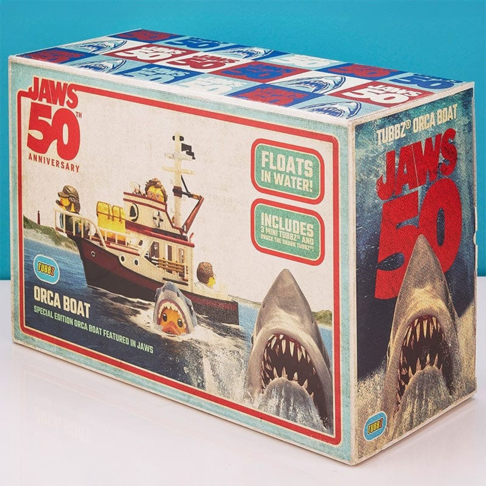 TUBBZ TUBBZ Jaws Vehicle PVC Figure Orca Boat Bundle 13 cm