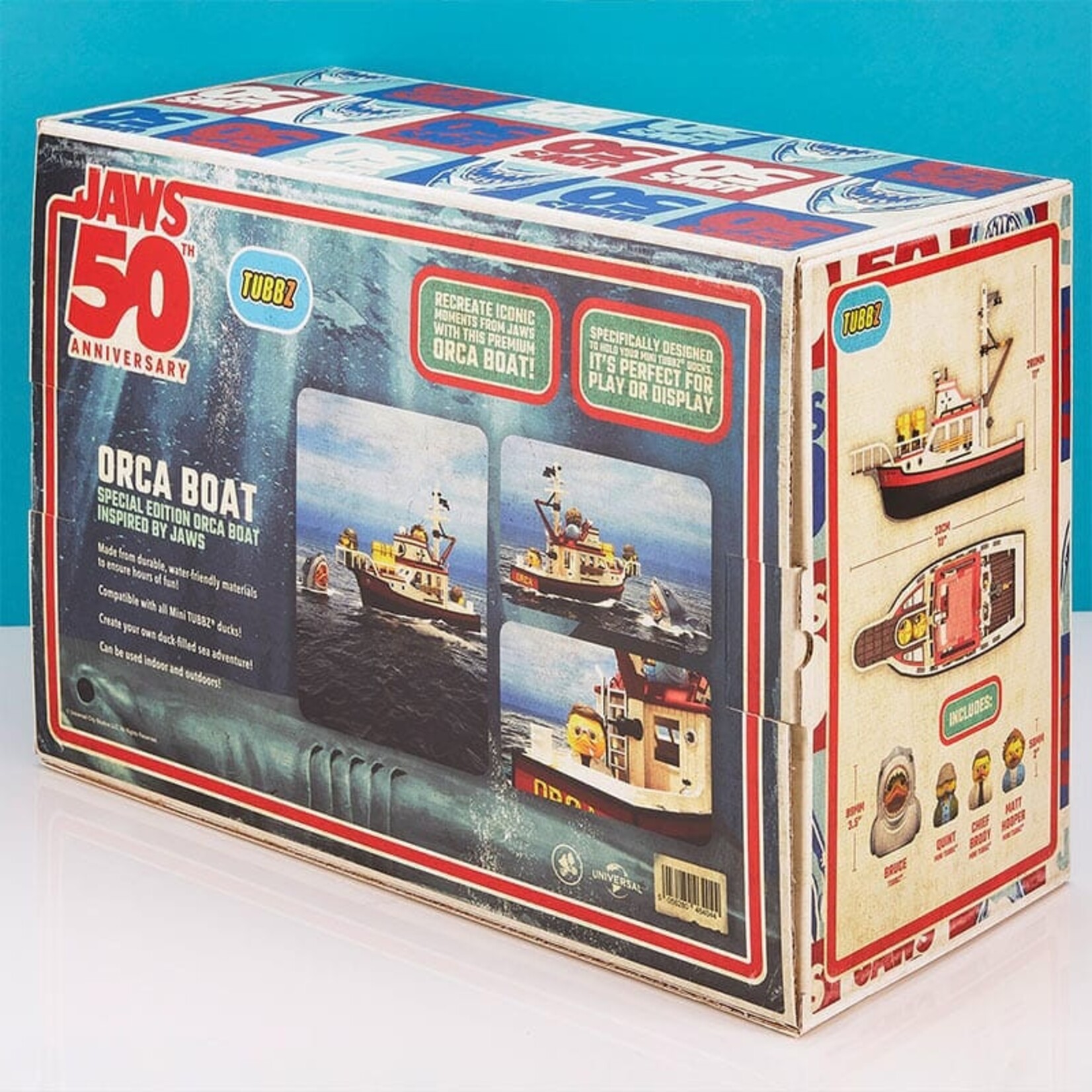 TUBBZ TUBBZ Jaws Vehicle PVC Figure Orca Boat Bundle 13 cm