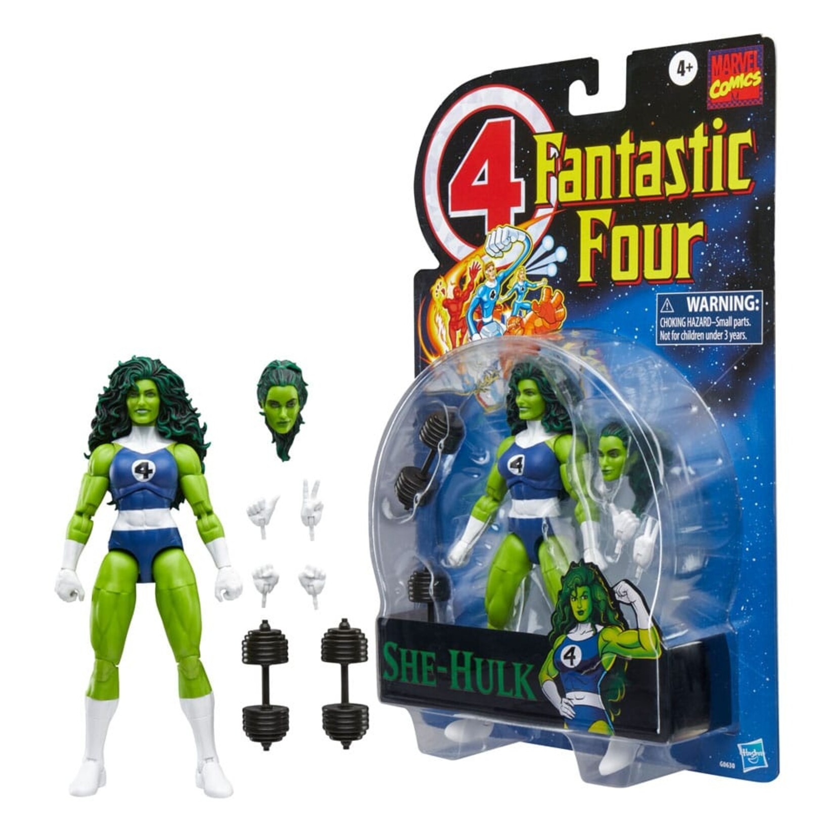 Hasbro Hasbro Marvel Legends Fantastic Four Retro Action Figure She-Hulk 15 cm