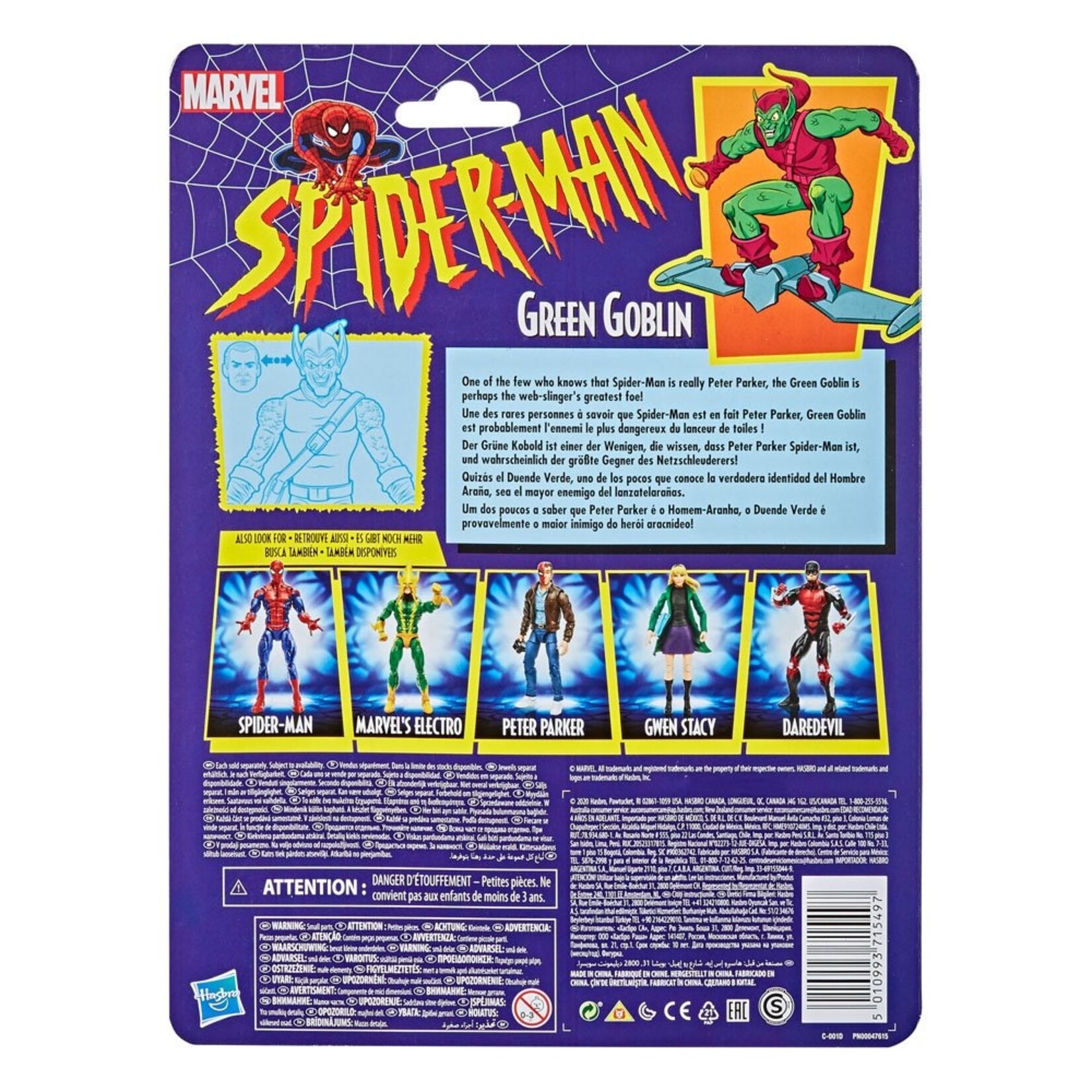 Hasbro Hasbro Marvel Legends Retro Action Figure 2020 Green Goblin 15 cm