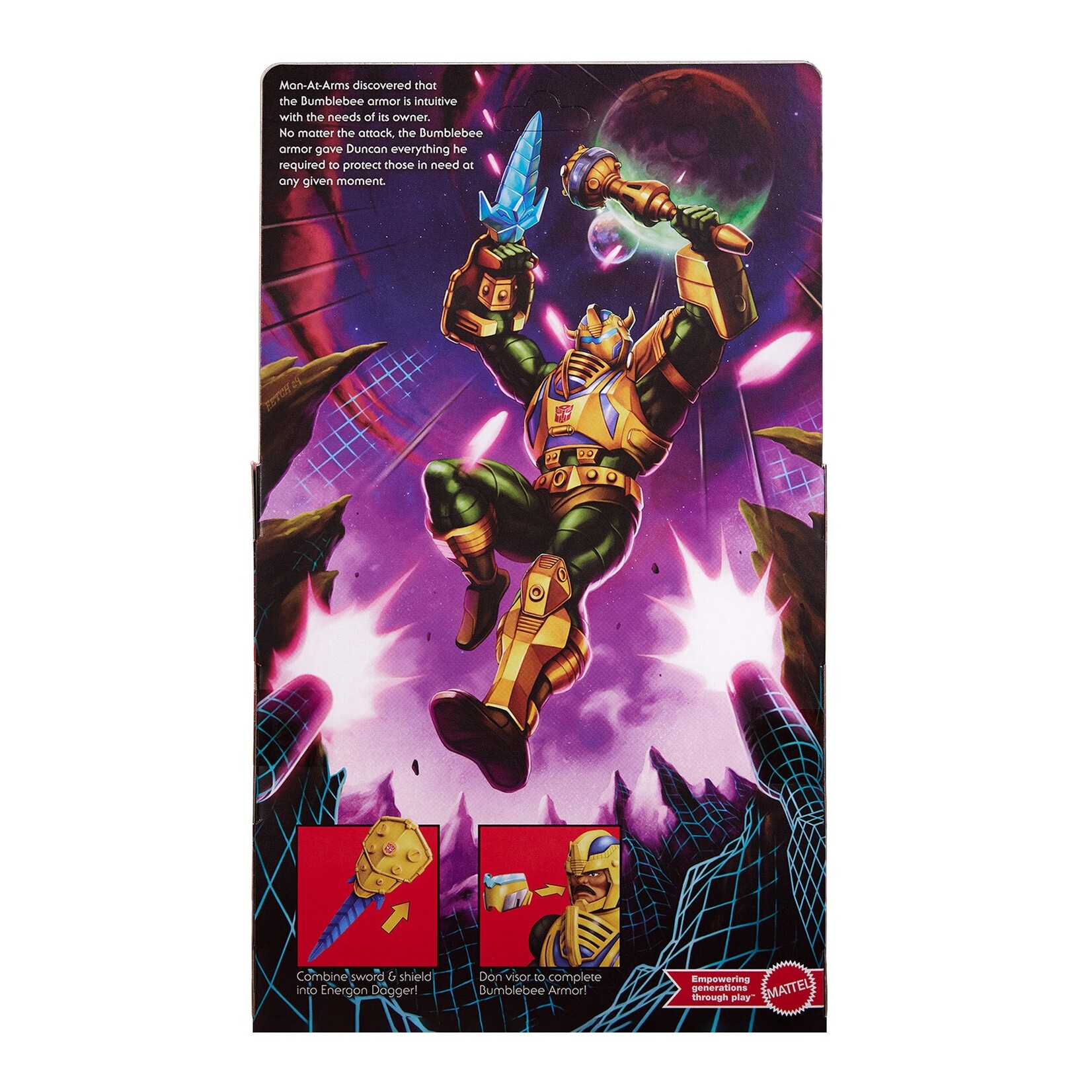 Mattel Mattel MOTU x Transformers Action Figure Bumblebee Armor Man-At-Arms 14 cm