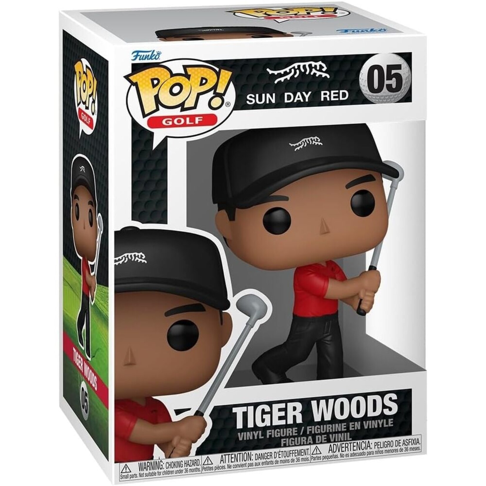 Funko Funko Tiger Woods POP! Golf Vinyl Figure Sun Day Red 9 cm