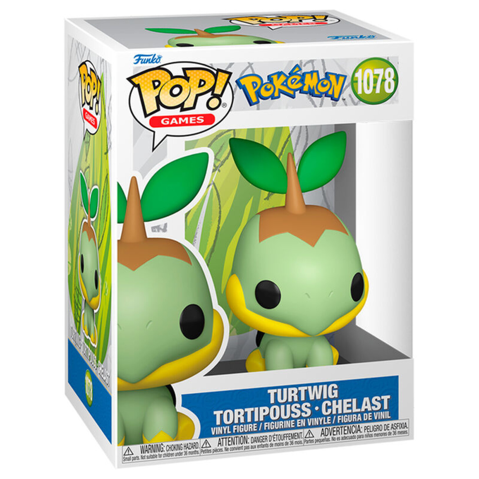Funko Funko Pokémon POP! Games Vinyl Figure Turtwig 9 cm