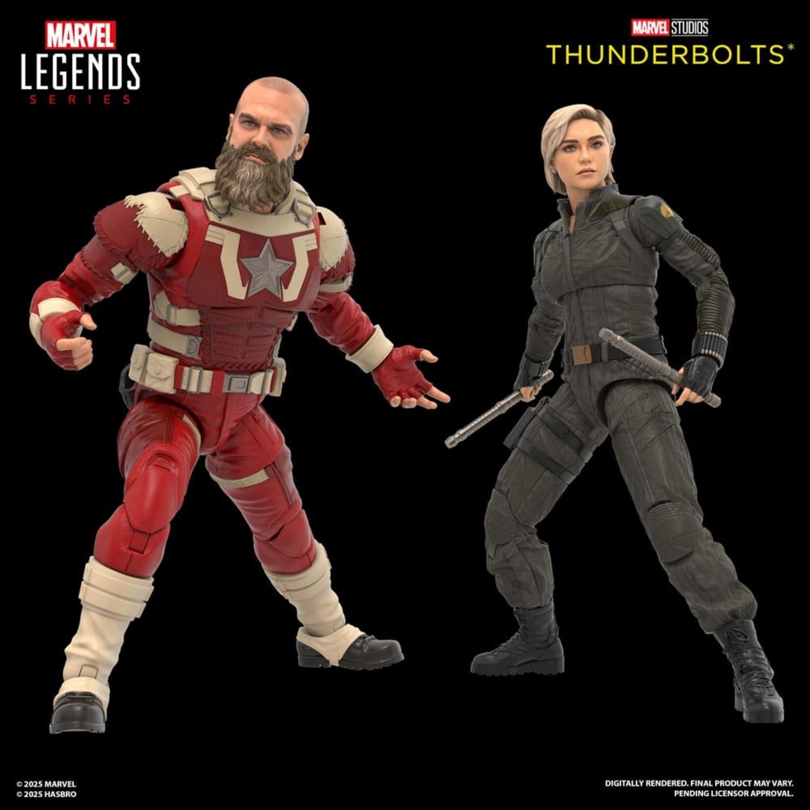 Hasbro Hasbro Marvel Legends Thunderbolts Action Figure Yelena Belova & Red Guardian 15 cm