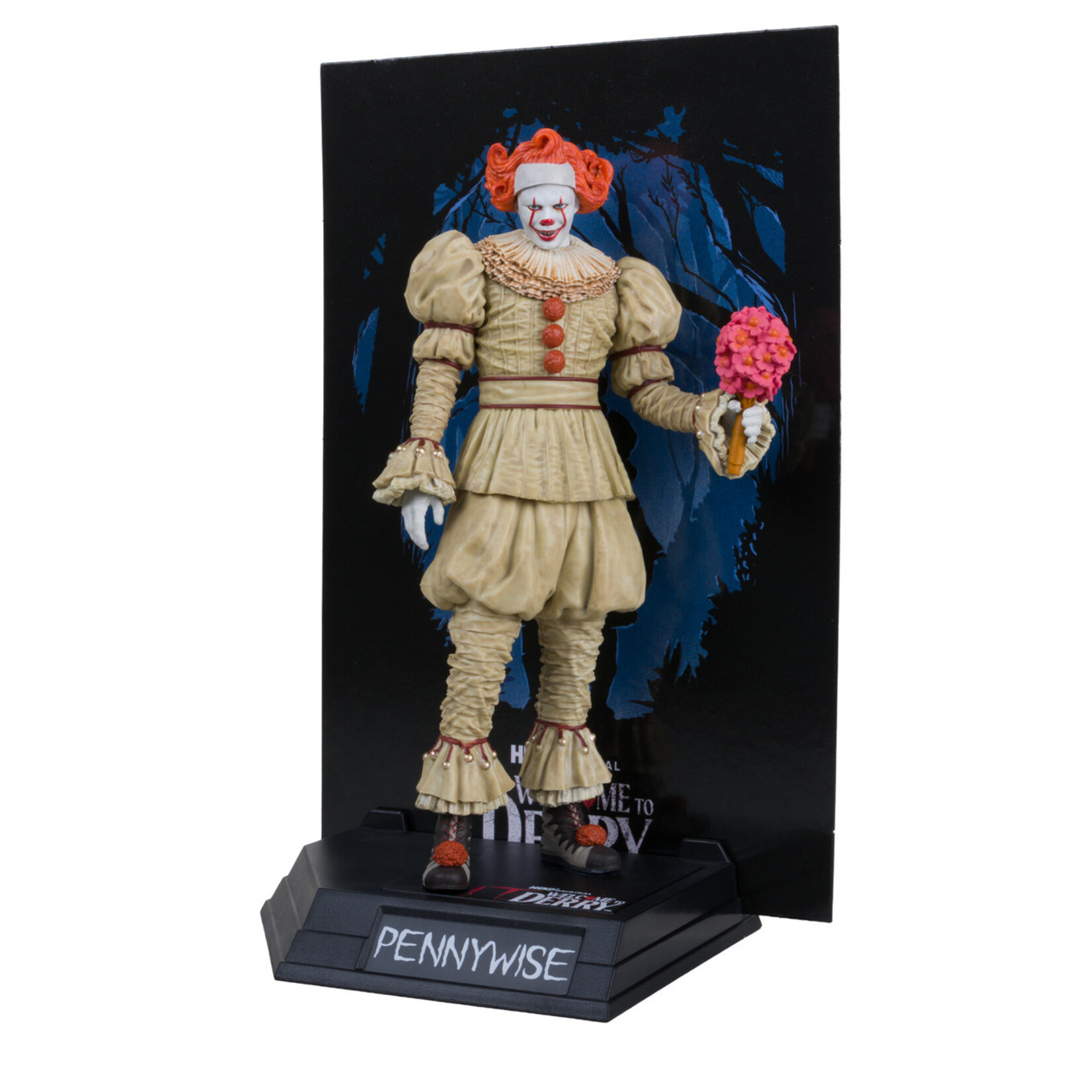 McFarlane Toys McFarlane Toys It: Welcome to Derry Movie Maniacs PVC Statue Pennywise (Flashback) (Gold Label) 16 cm