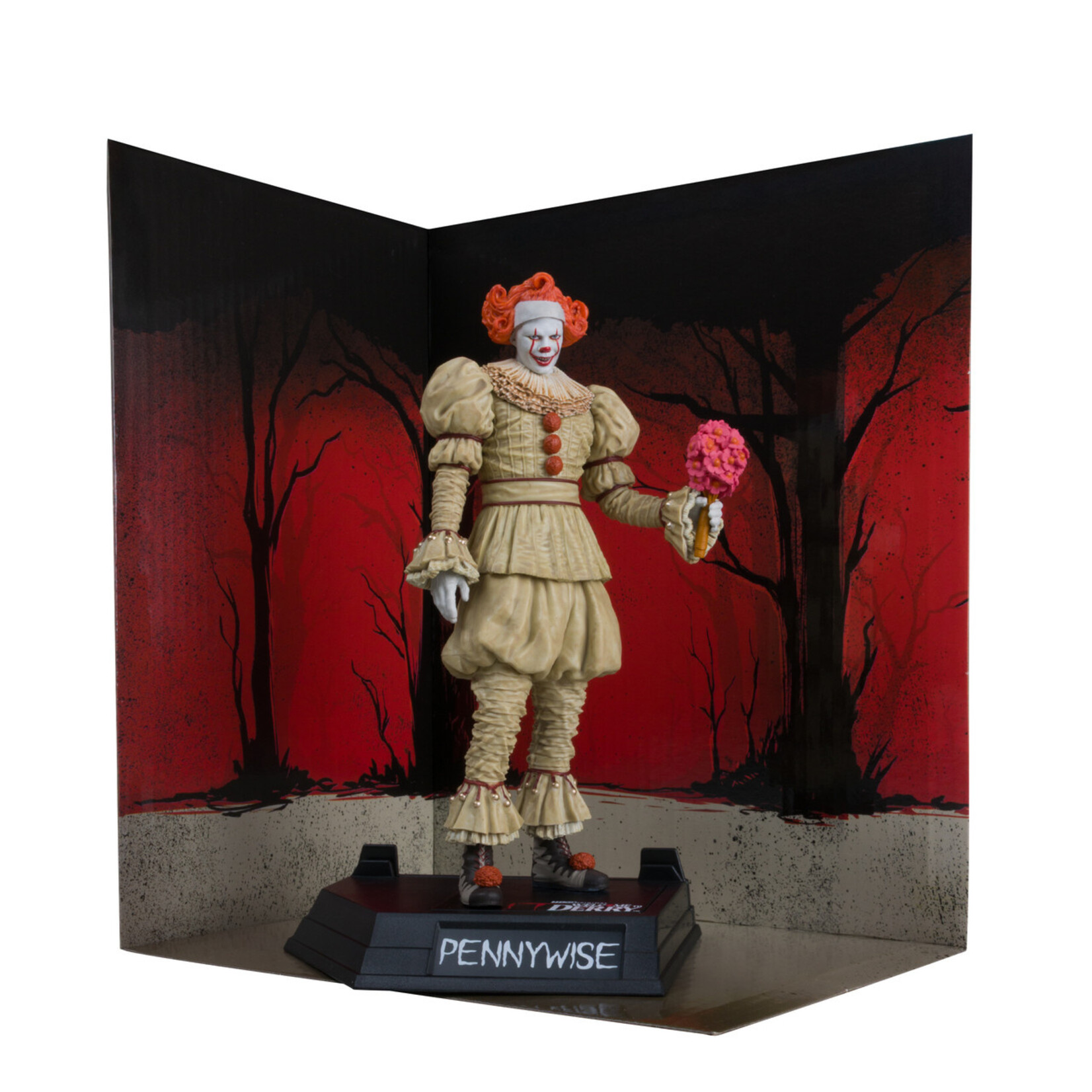 McFarlane Toys McFarlane Toys It: Welcome to Derry Movie Maniacs PVC Statue Pennywise (Flashback) (Gold Label) 16 cm