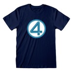 Heroes Inc Heroes Inc Marvel Fantastic Four T-Shirt Emblem Heroes Inc Heroes Inc Marvel Fantastic Four T-Shirt Emblem
