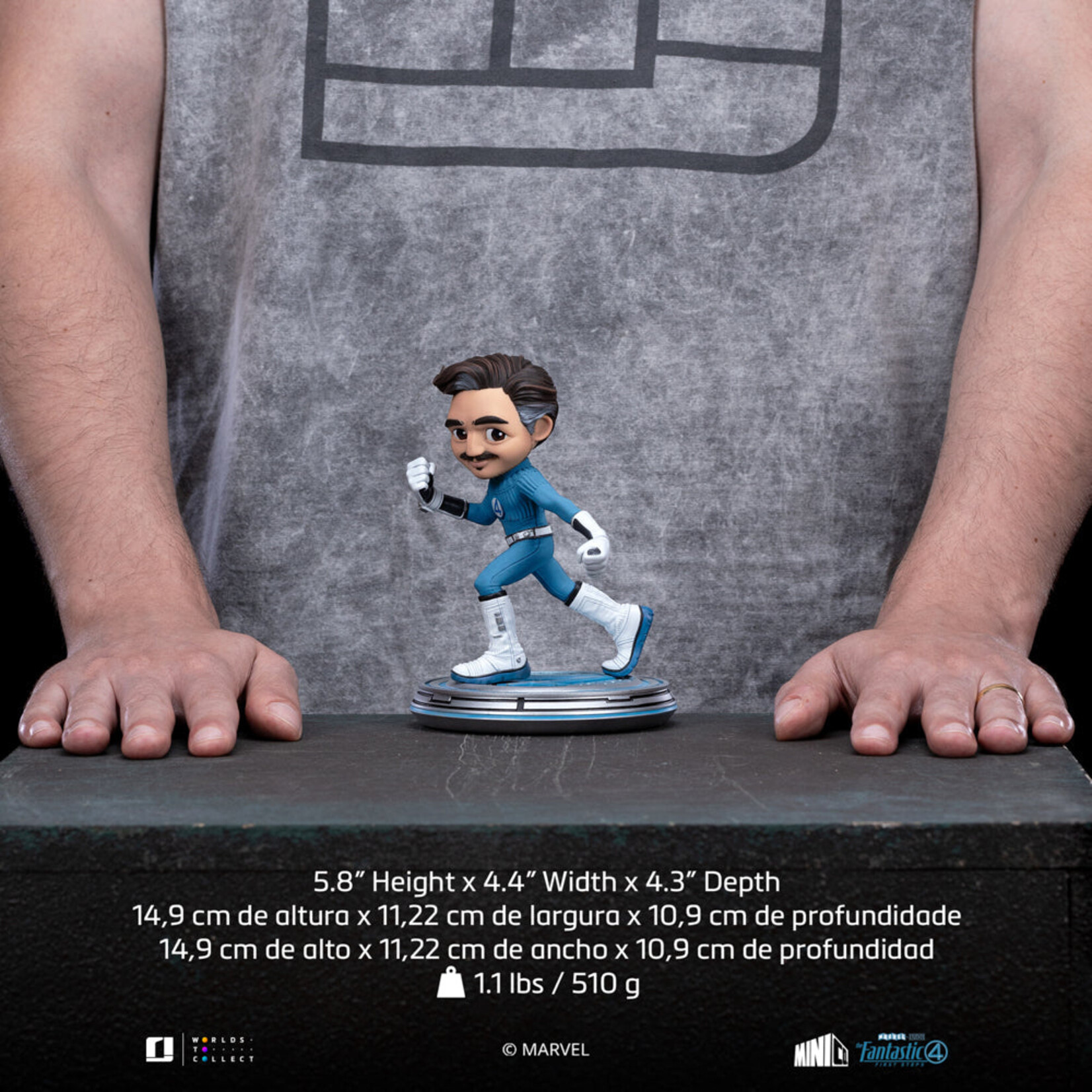 Iron Studios Iron Studios Marvel Fantastic Four Mini Co. Mr. Fantastic 15 cm