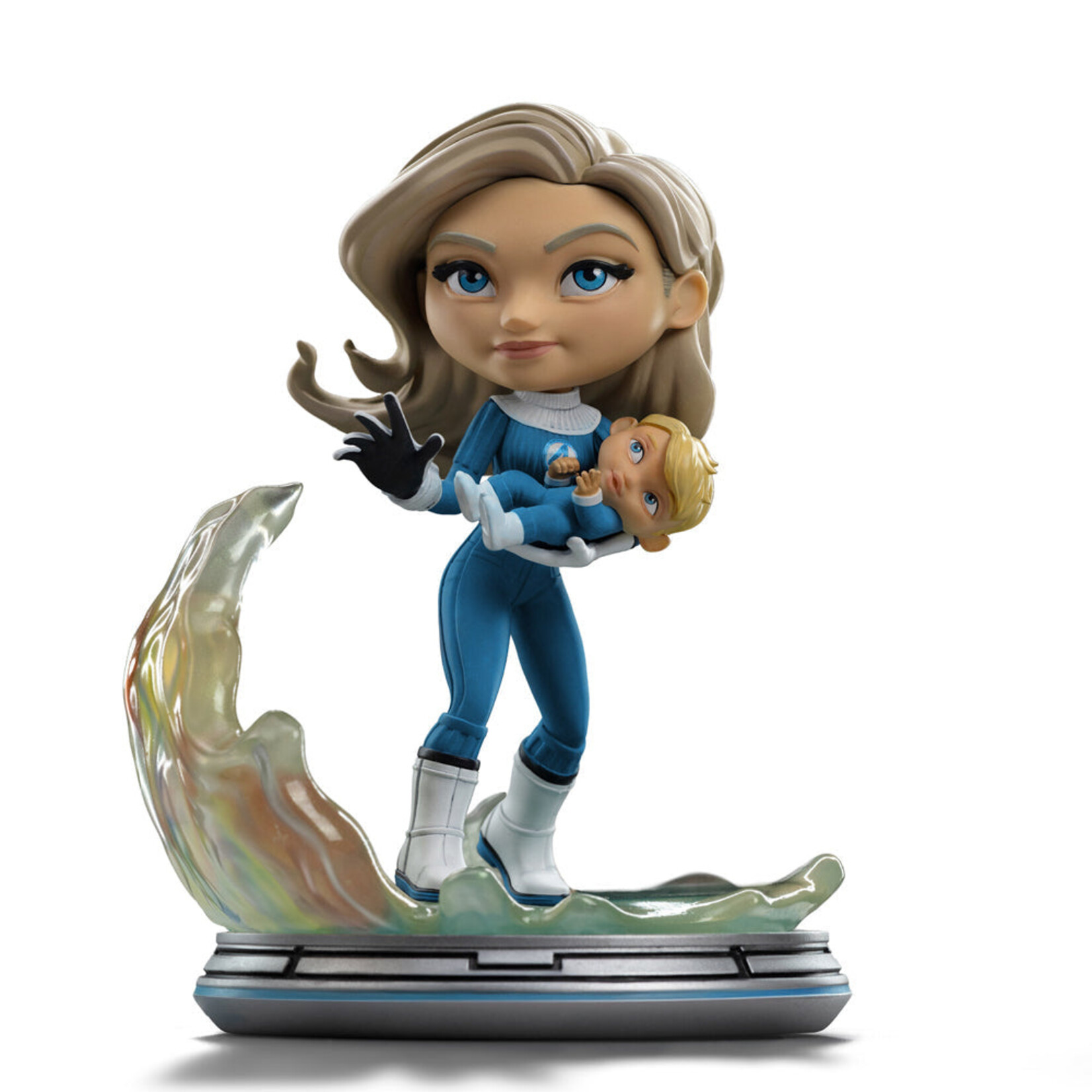 Iron Studios Iron Studios Marvel Fantastic Four Mini Co. Invisible Woman and Franklin 15 cm