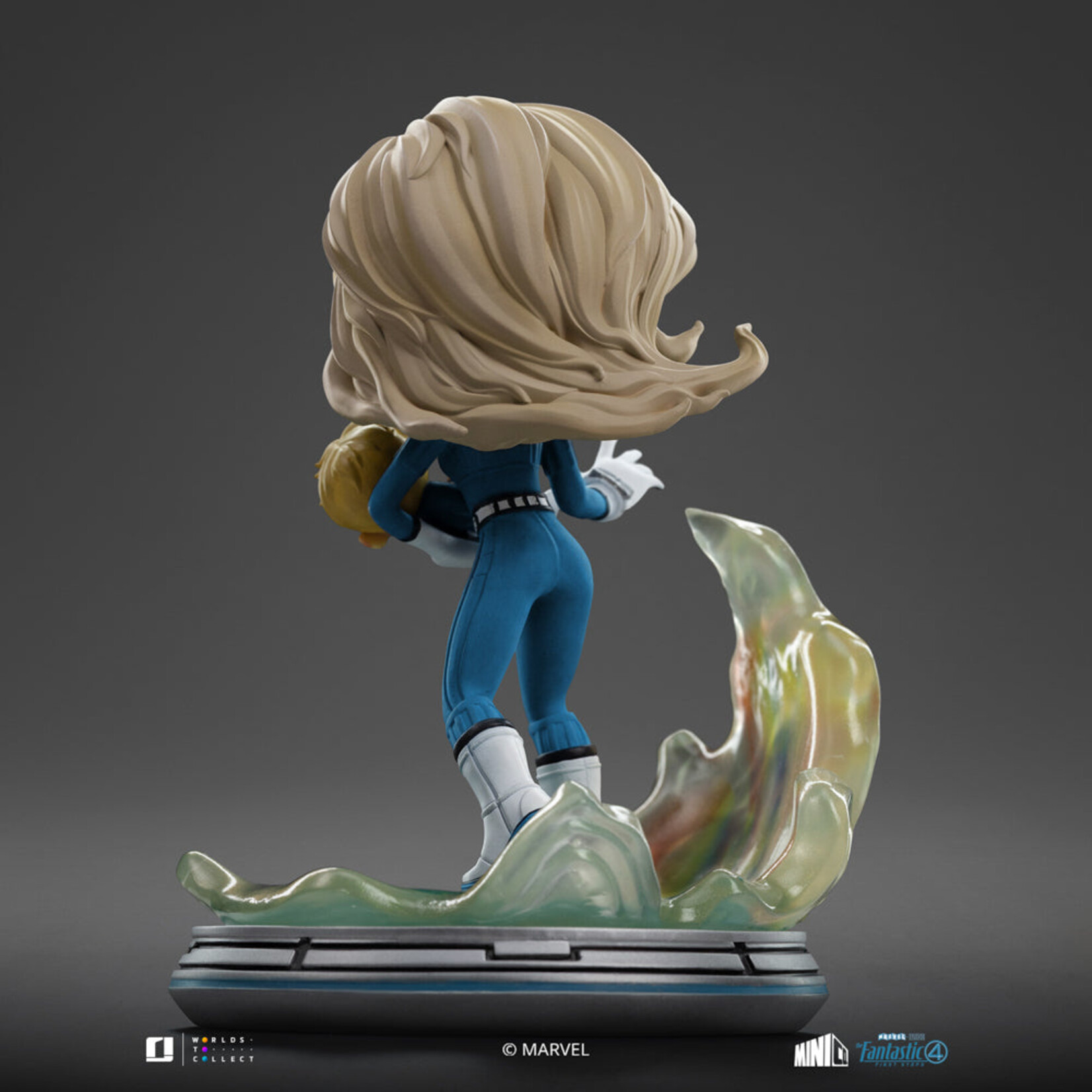 Iron Studios Iron Studios Marvel Fantastic Four Mini Co. Invisible Woman and Franklin 15 cm
