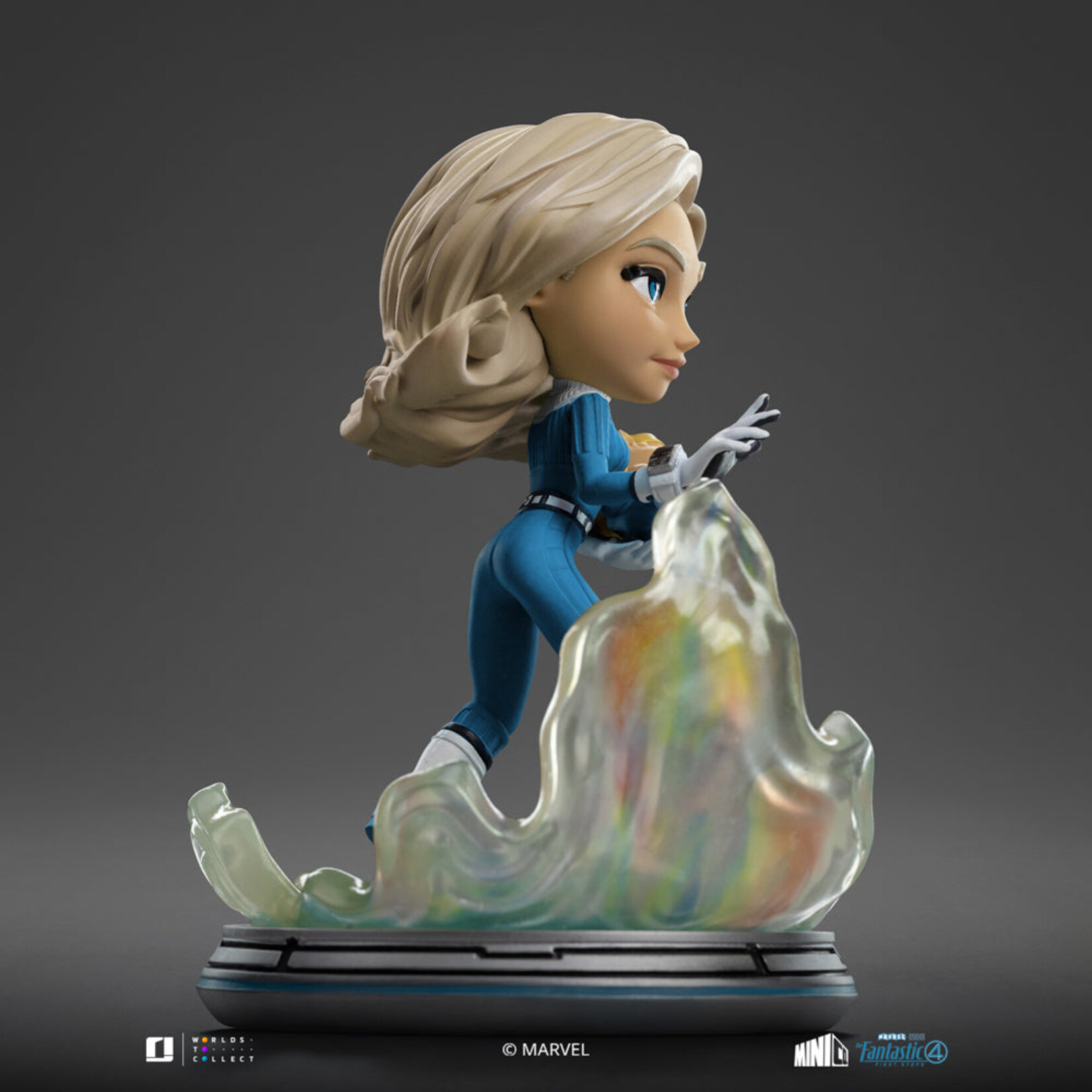 Iron Studios Iron Studios Marvel Fantastic Four Mini Co. Invisible Woman and Franklin 15 cm