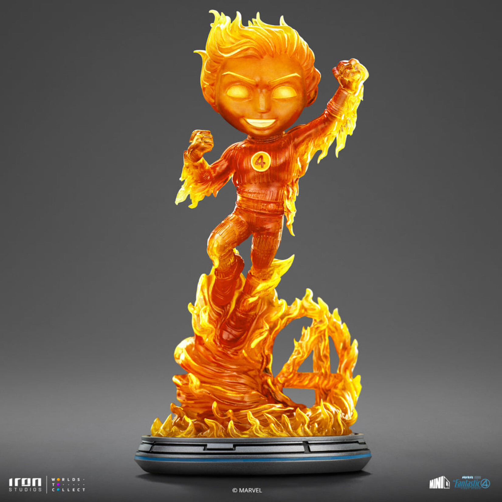 Iron Studios Iron Studios Marvel Fantastic Four Mini Co. Human Torch 21 cm