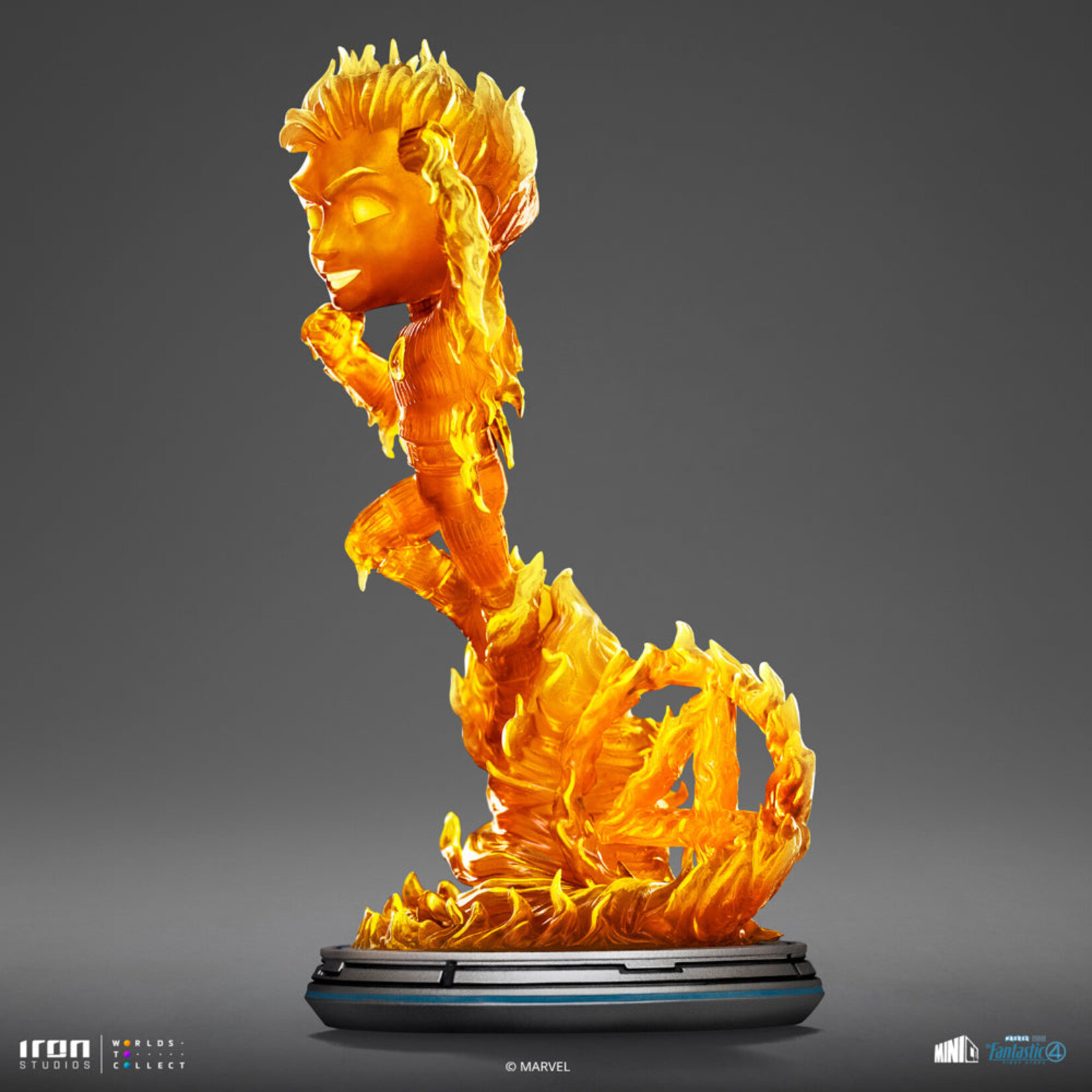 Iron Studios Iron Studios Marvel Fantastic Four Mini Co. Human Torch 21 cm