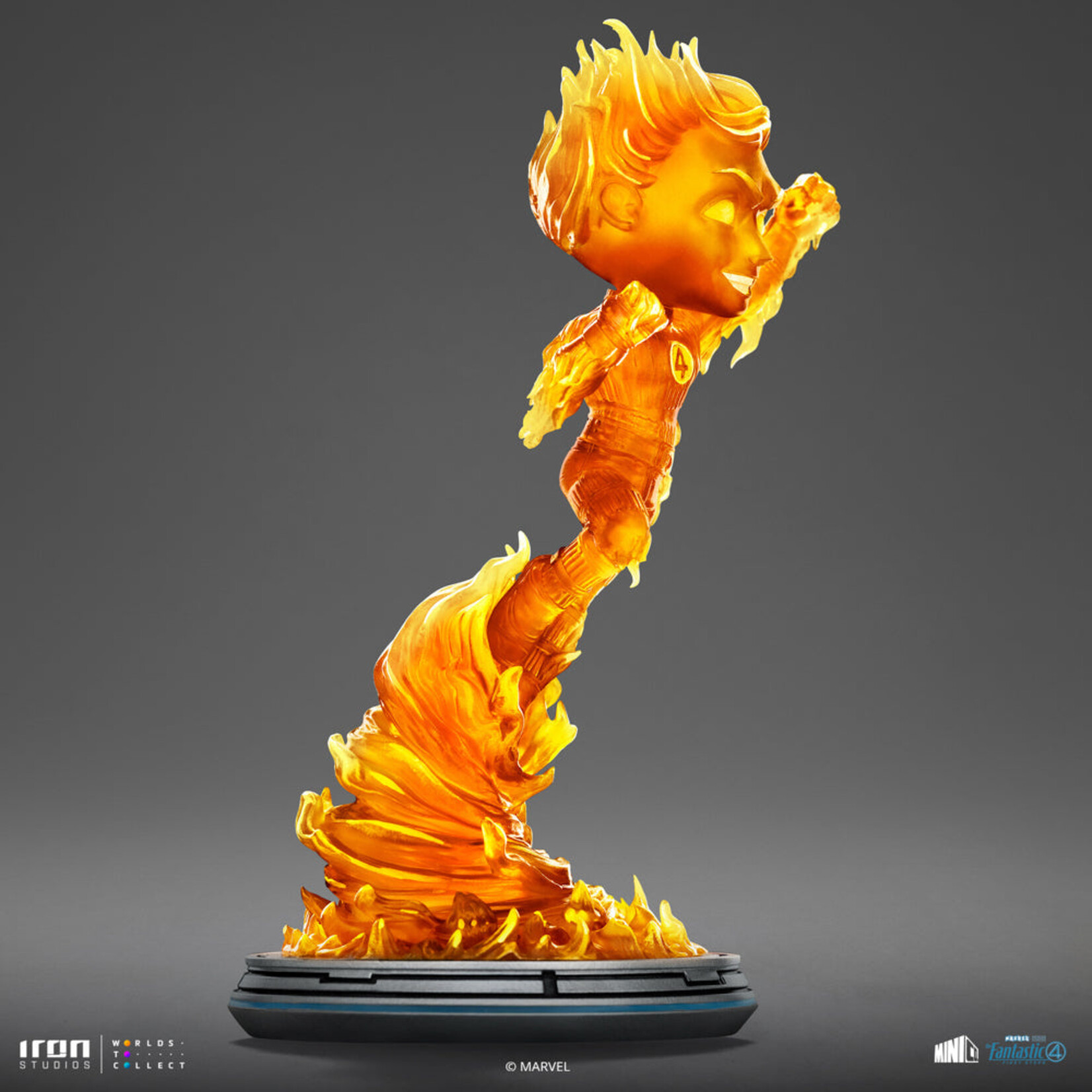 Iron Studios Iron Studios Marvel Fantastic Four Mini Co. Human Torch 21 cm