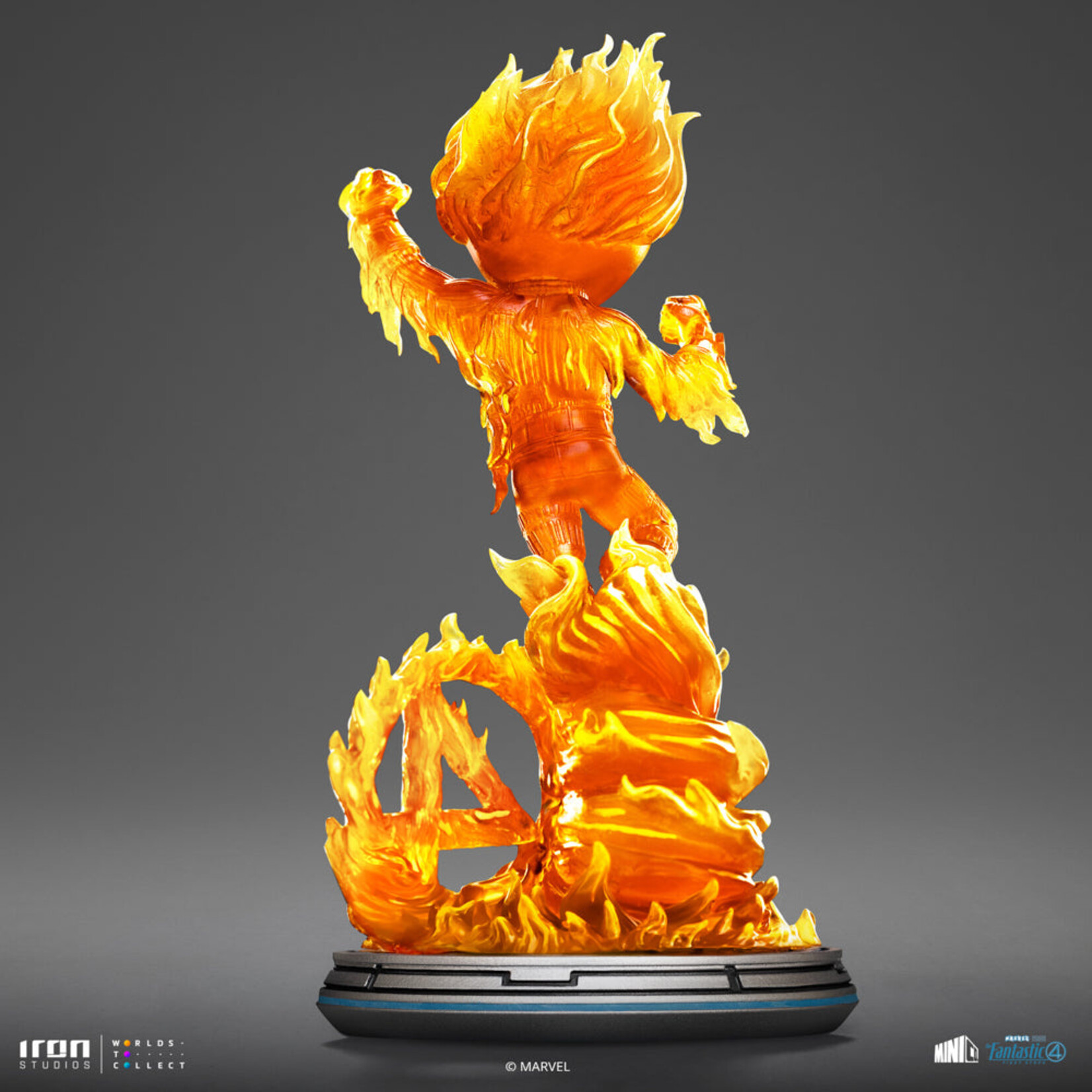 Iron Studios Iron Studios Marvel Fantastic Four Mini Co. Human Torch 21 cm