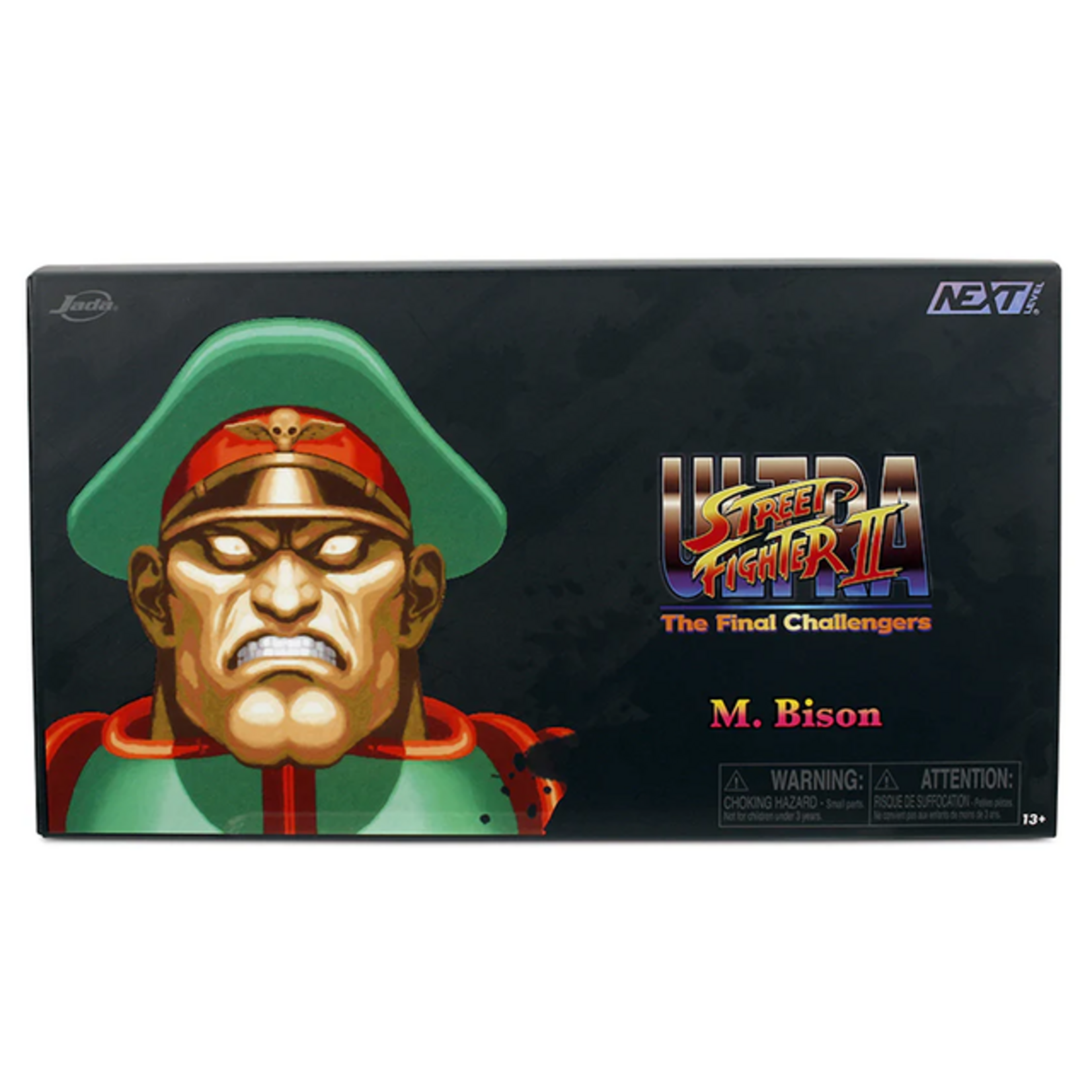 Jada Jada Ultra Street Fighter II Action Figure Bison Player 2 Deluxe 15 cm