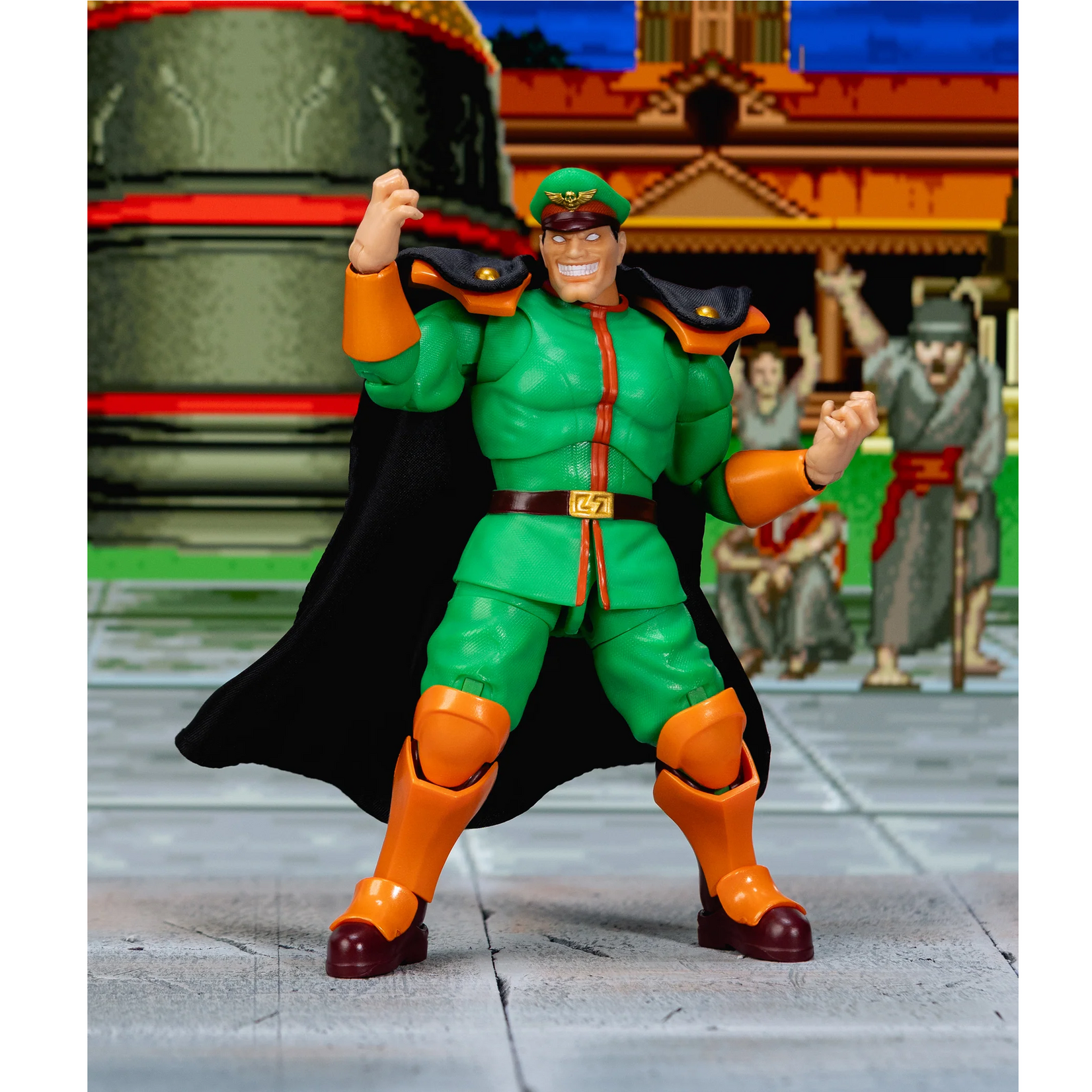 Jada Jada Ultra Street Fighter II Action Figure Bison Player 2 Deluxe 15 cm