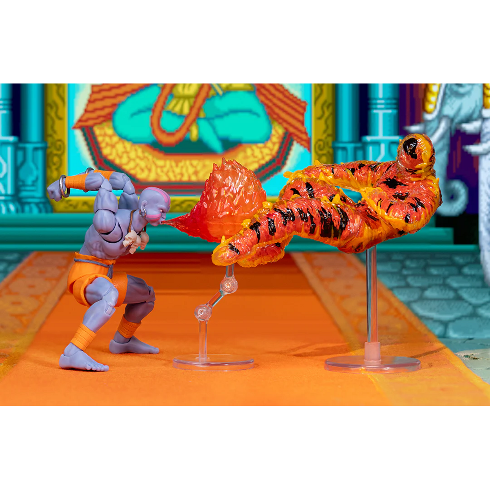 Jada Jada Ultra Street Fighter II Action Figure Dhalsim Player 2 Deluxe 15 cm