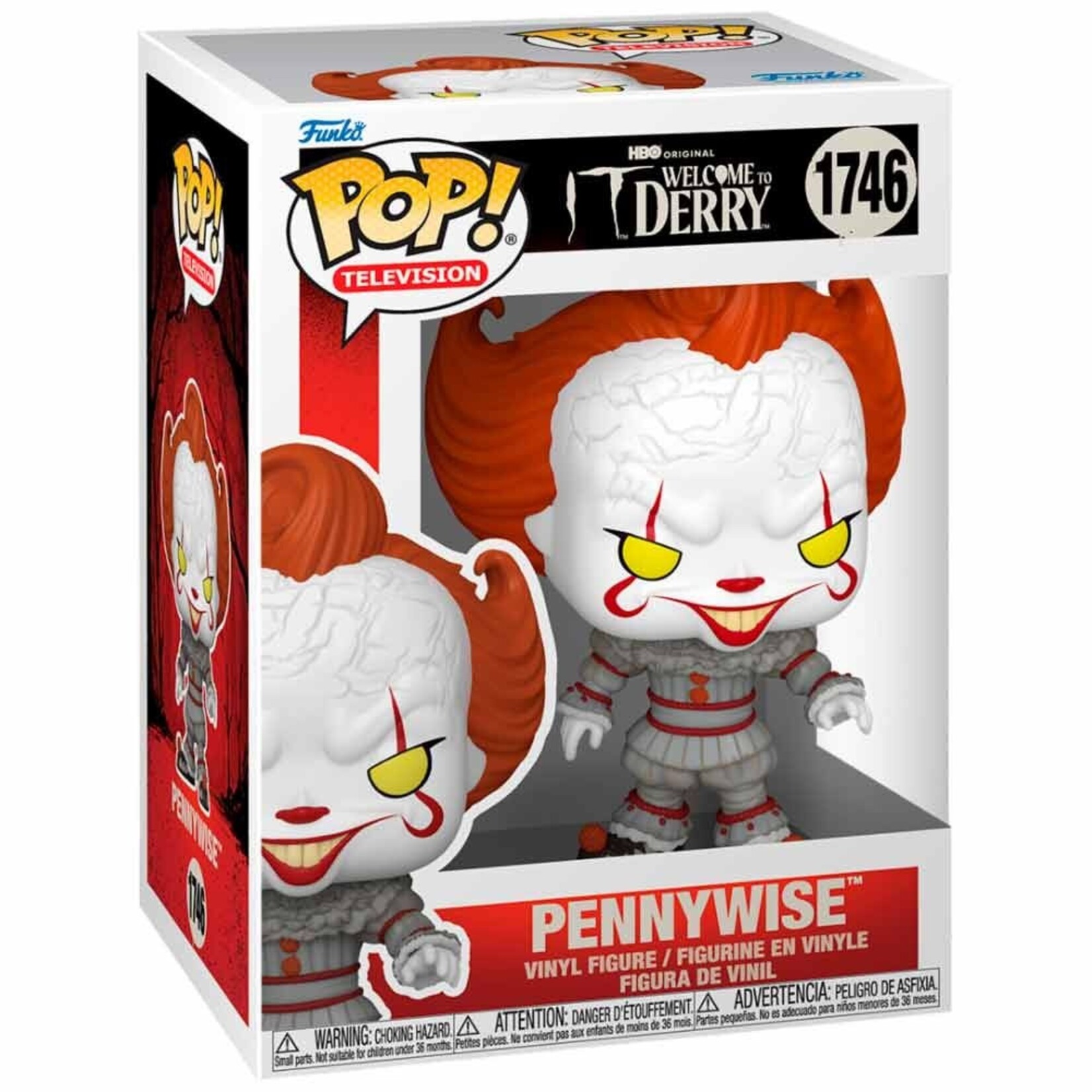 Funko Funko It: Welcome to Derry POP! Television Vinyl Figure Pennywise 9 cm