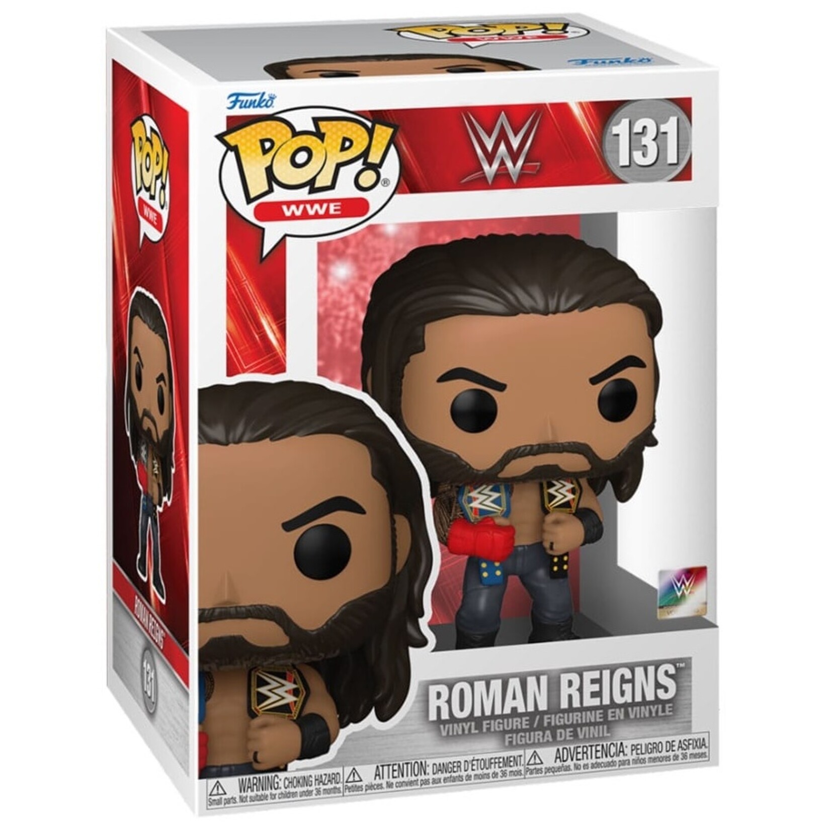 Funko Funko WWE POP! Vinyl Figure Roman Reigns with Belts 9 cm