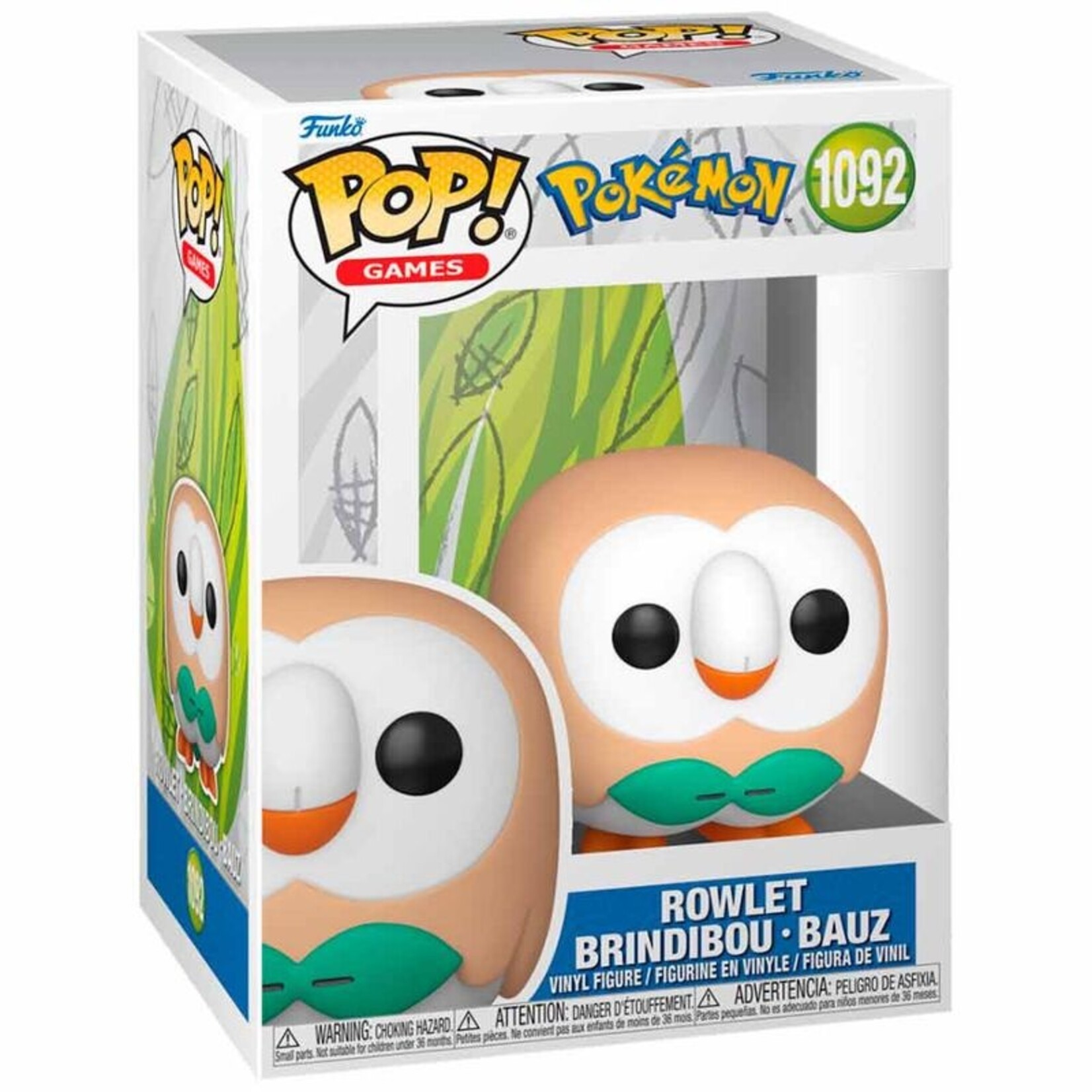 Funko Funko Pokémon POP! Games Vinyl Figure Rowlet 9 cm