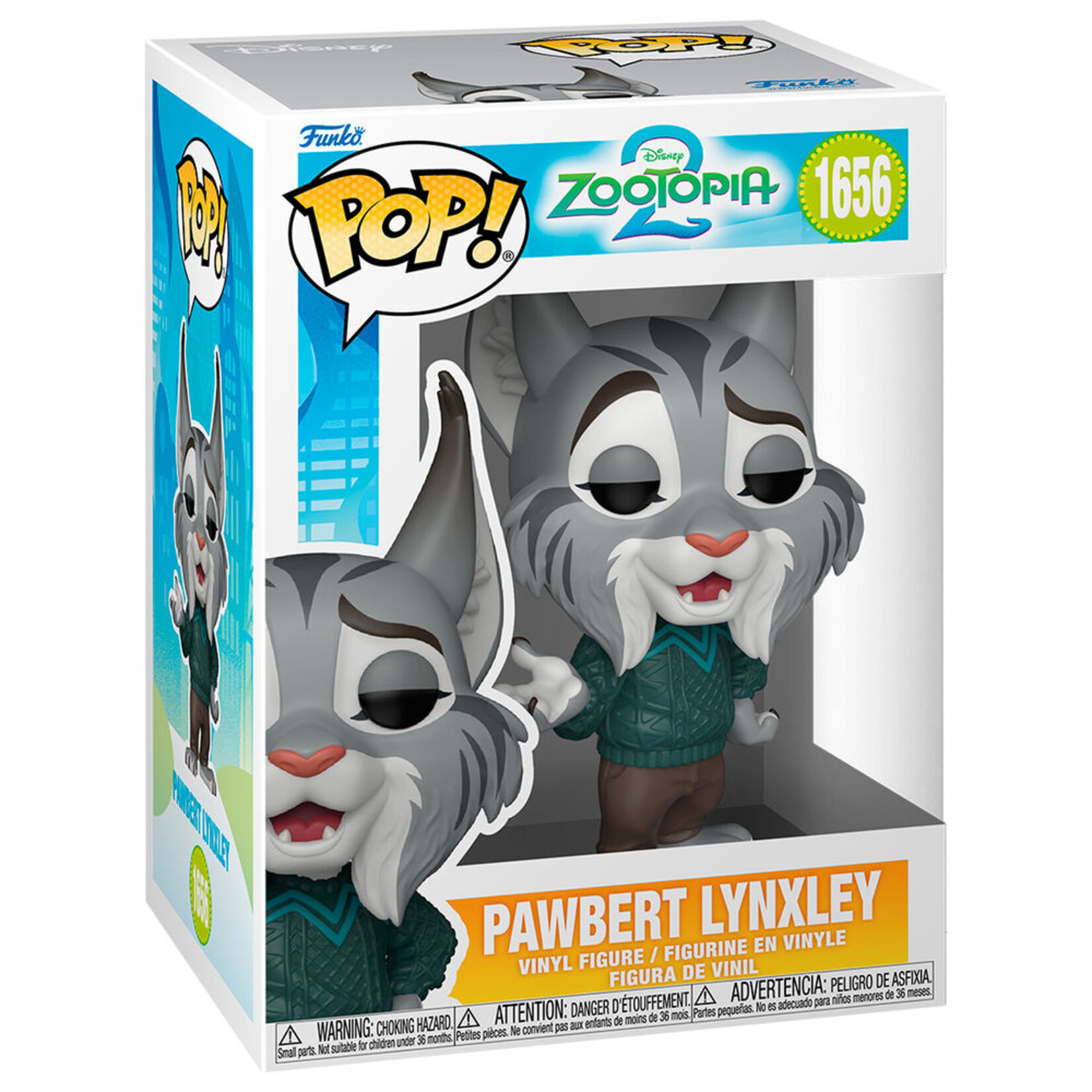 Funko Funko Disney Zootopia 2 POP! Vinyl Figure Pawbert Lynxley 9 cm