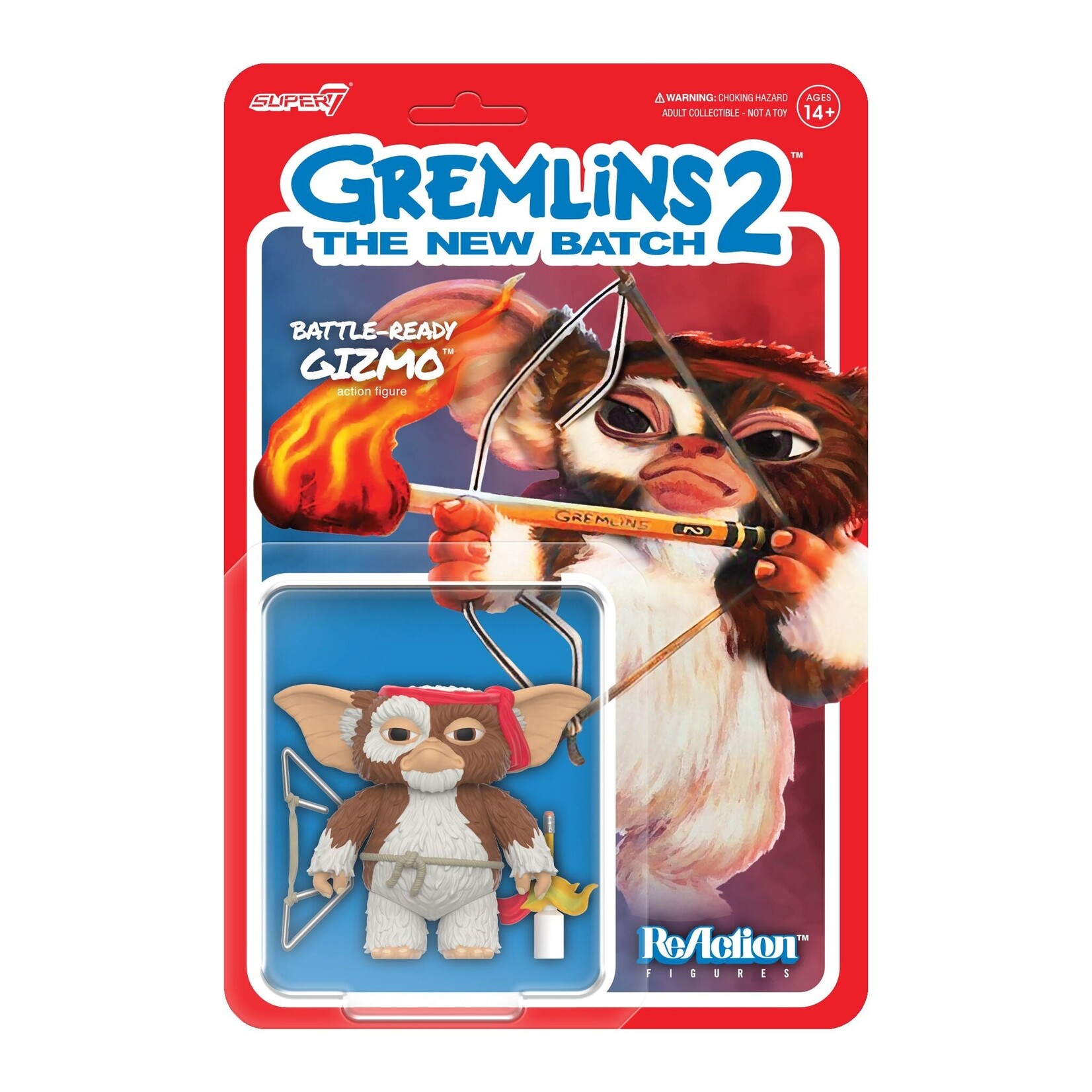 Super7 Super7 Gremlins 2 ReAction Action Figure Gizmo (Battle Ready) 10 cm