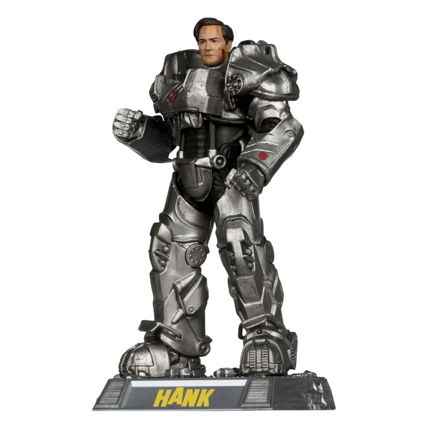 McFarlane Toys McFarlane Toys Fallout Movie Maniacs Action Figure Hank Maclean (Red Platinum Edition) 17 cm