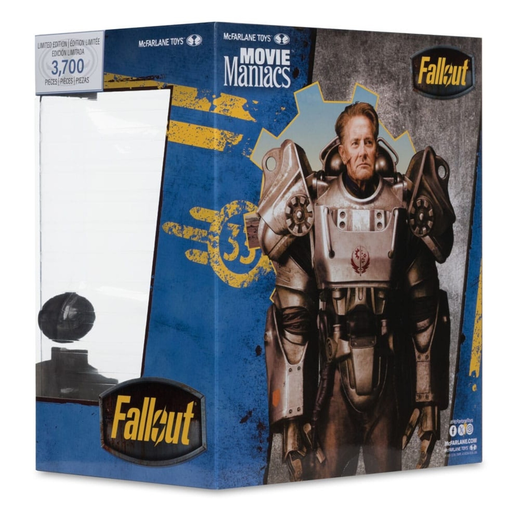 McFarlane Toys McFarlane Toys Fallout Movie Maniacs Action Figure Hank Maclean (Red Platinum Edition) 17 cm
