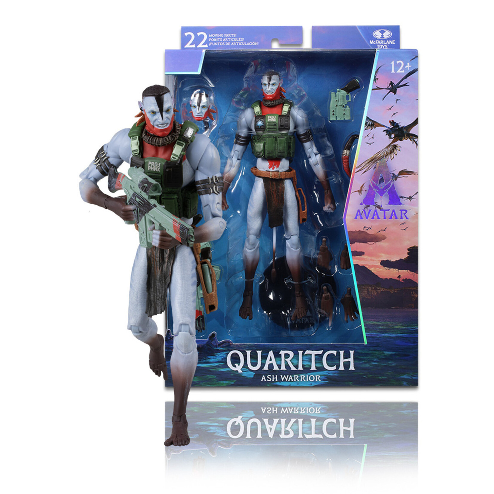 McFarlane Toys McFarlane Toys Avatar Fire and Ash Action Figure Recom Quaritch (Ash Warrior) 18 cm