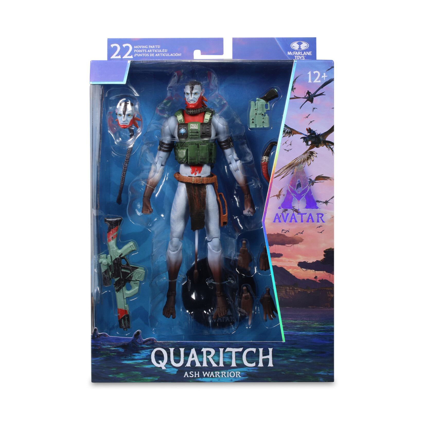 McFarlane Toys McFarlane Toys Avatar Fire and Ash Action Figure Recom Quaritch (Ash Warrior) 18 cm