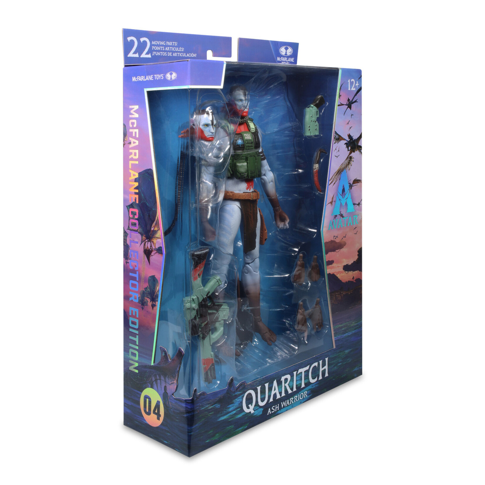 McFarlane Toys McFarlane Toys Avatar Fire and Ash Action Figure Recom Quaritch (Ash Warrior) 18 cm