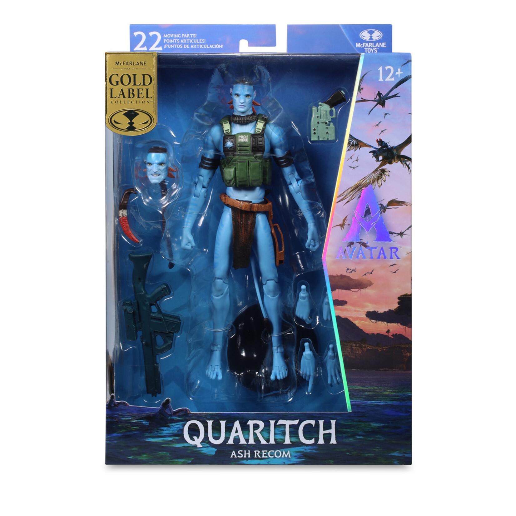 McFarlane Toys McFarlane Toys Avatar Fire and Ash Action Figure Quaritch (Ash Recom) (Gold Label) 18 cm