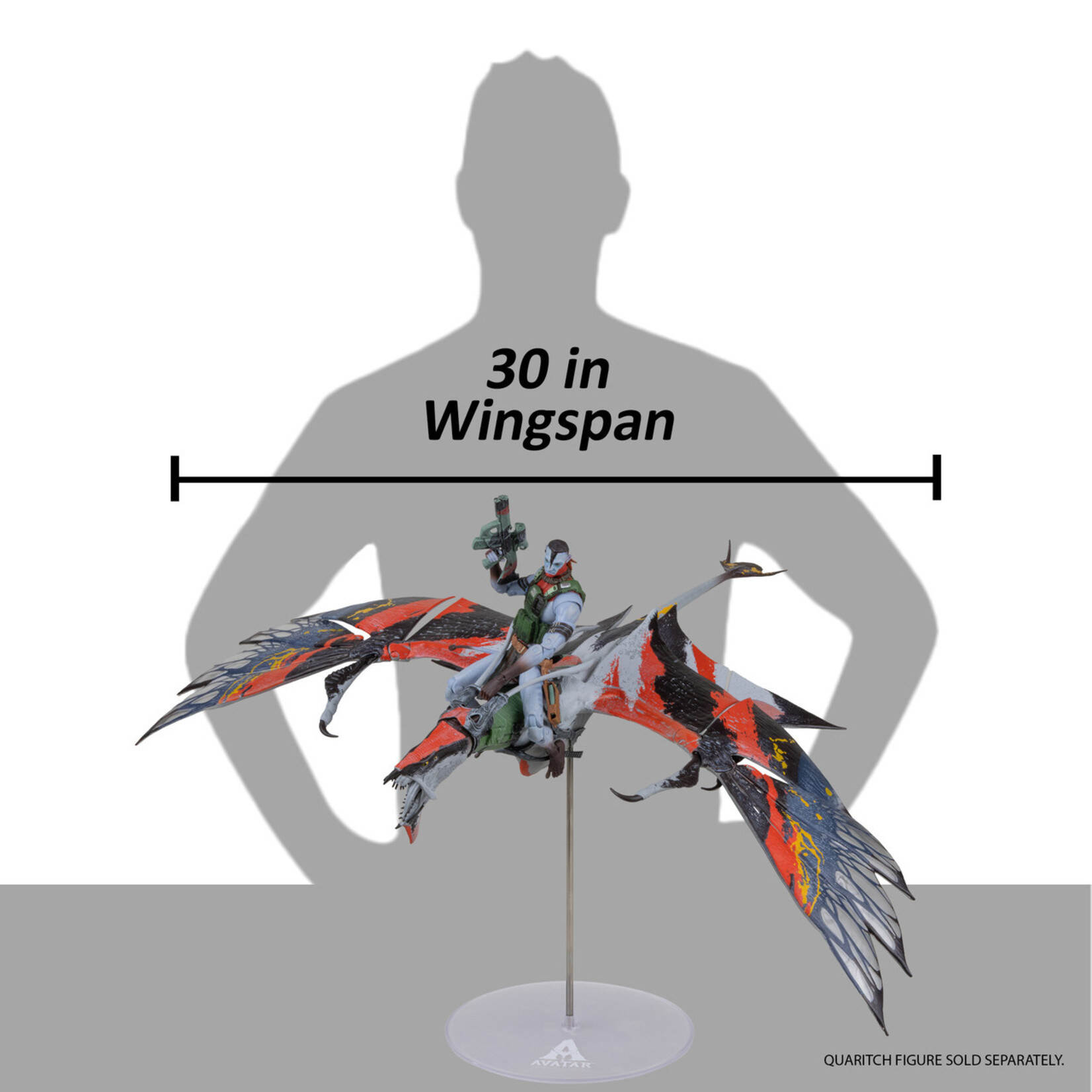 McFarlane Toys McFarlane Toys Avatar Fire and Ash Action Figure Quaritch's Banshee