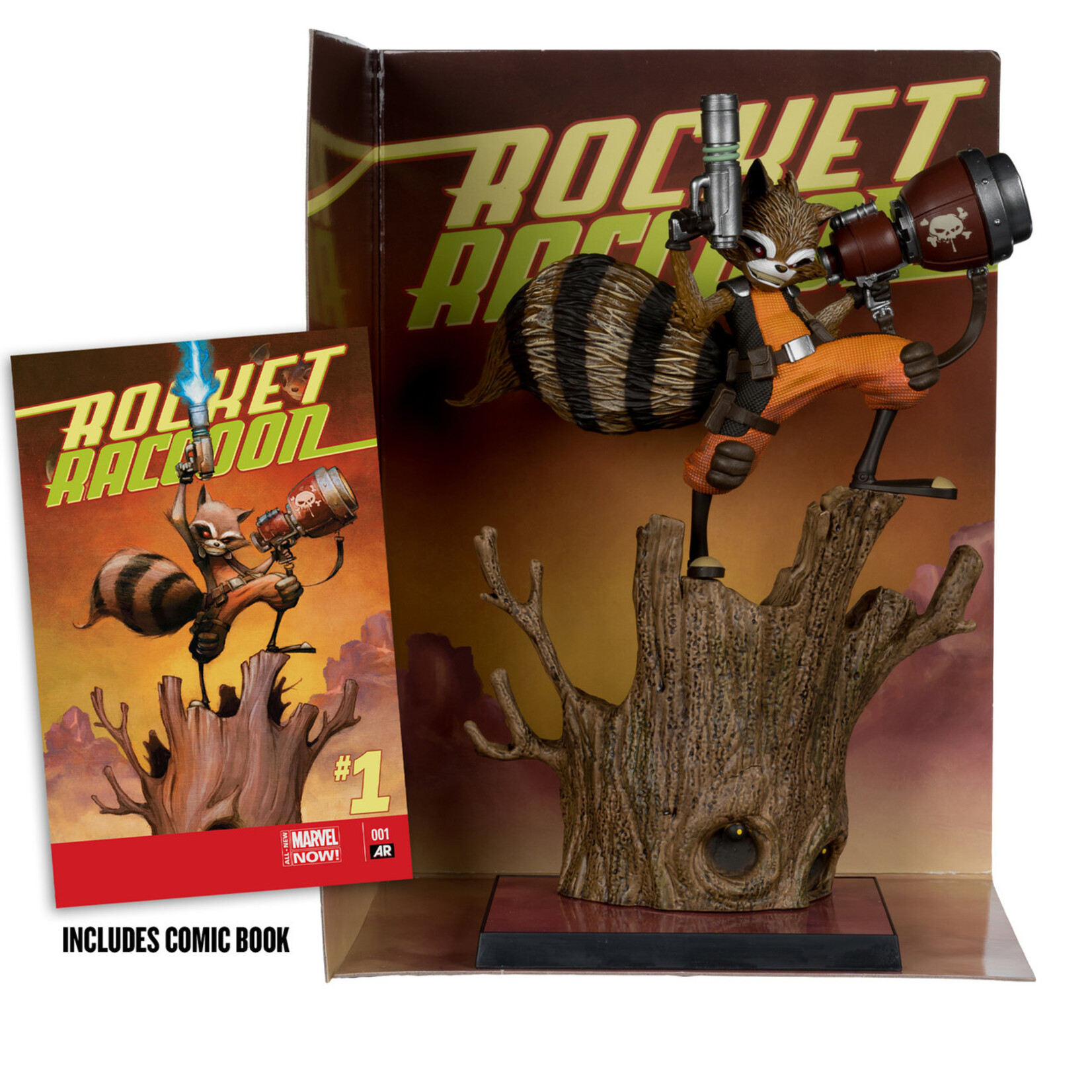 McFarlane Toys McFarlane Toys Marvel Comic & Statue Rocket Racoon (Rocket Racoon: A Chasing Tale #1) 18 cm