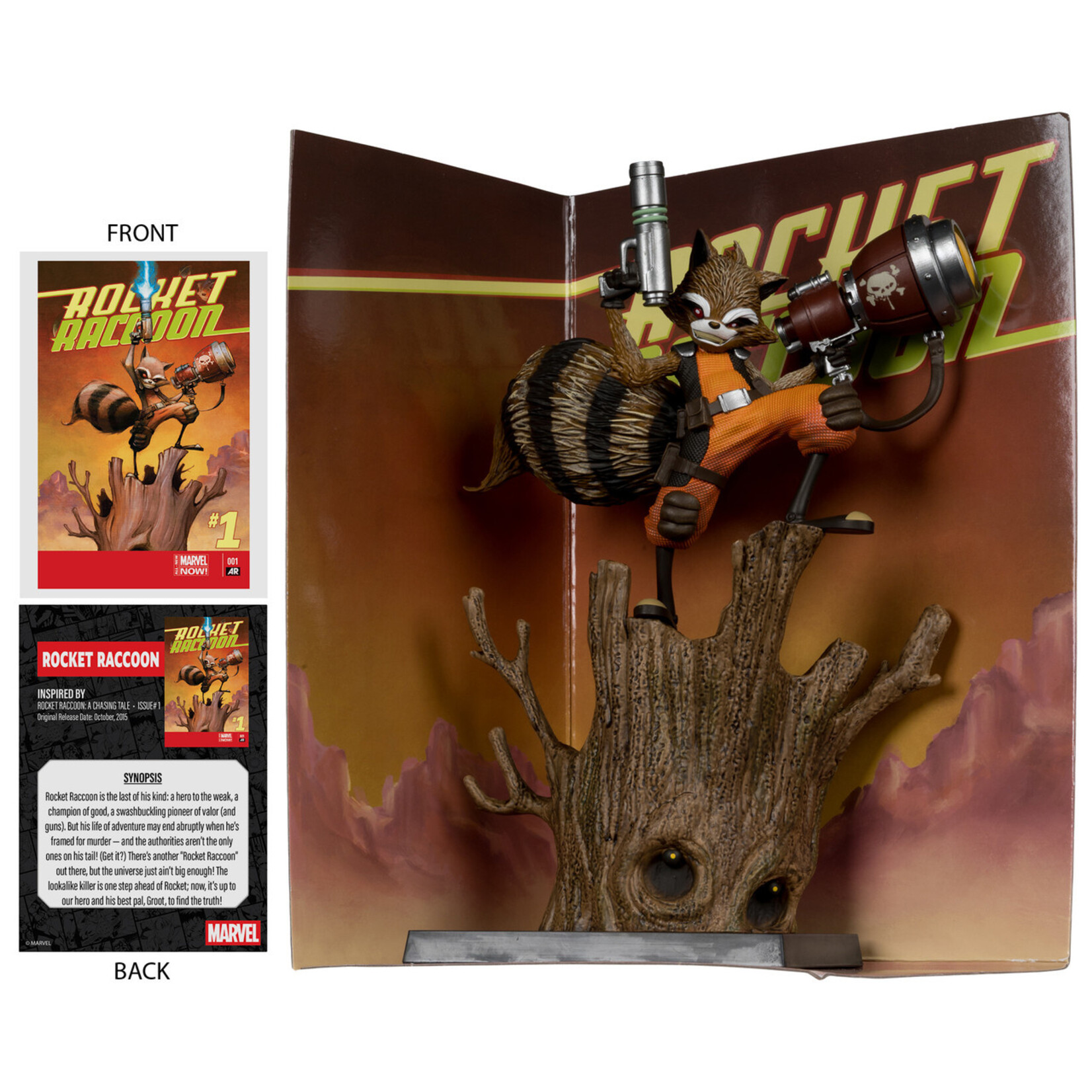 McFarlane Toys McFarlane Toys Marvel Comic & Statue Rocket Racoon (Rocket Racoon: A Chasing Tale #1) 18 cm