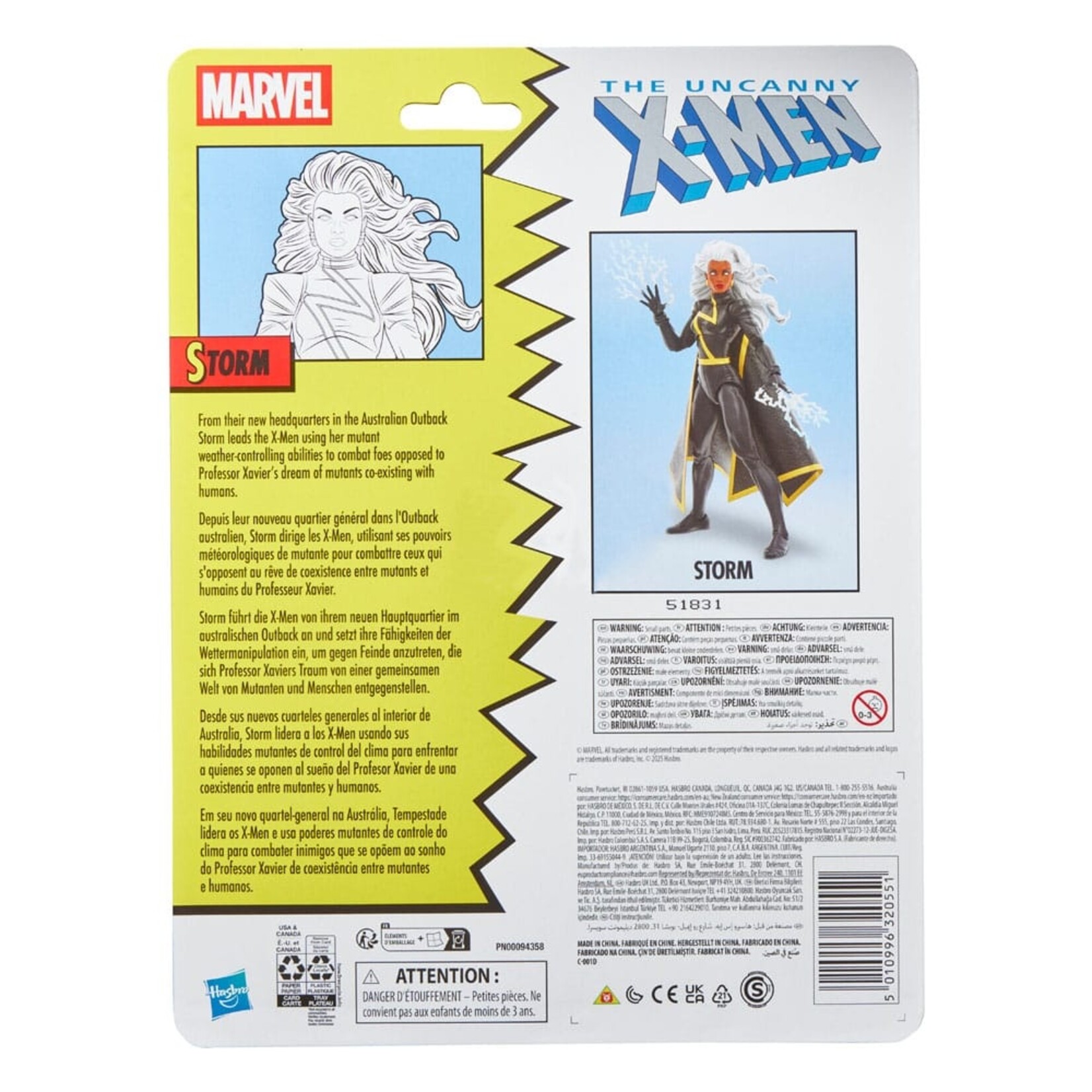 Hasbro Hasbro Marvel Legends The Uncanny X-Men Action Figure Storm 15 cm