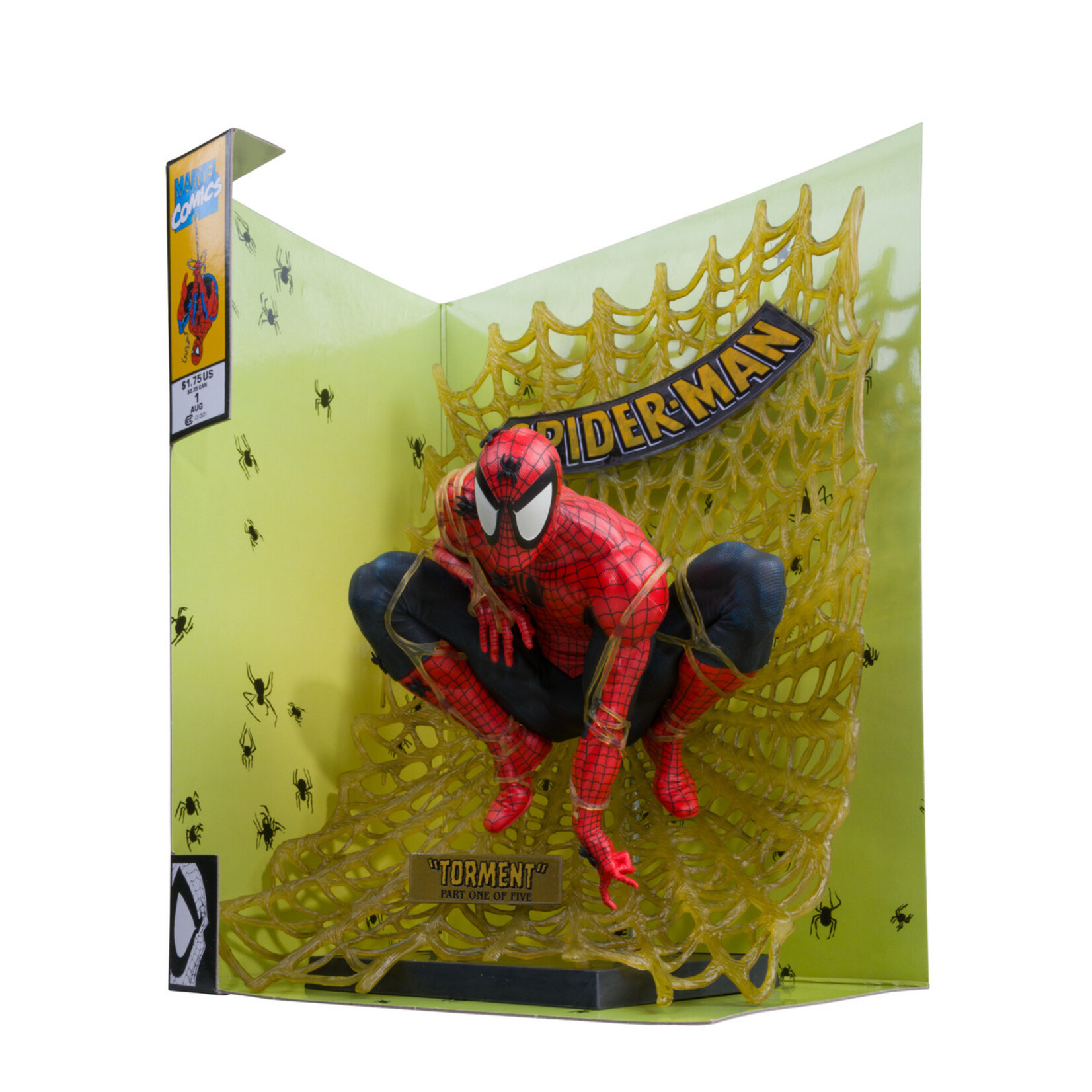 McFarlane Toys McFarlane Toys Marvel Comic & Statue Spider-Man (Spider-Man #1) (Gold Label) 15 cm
