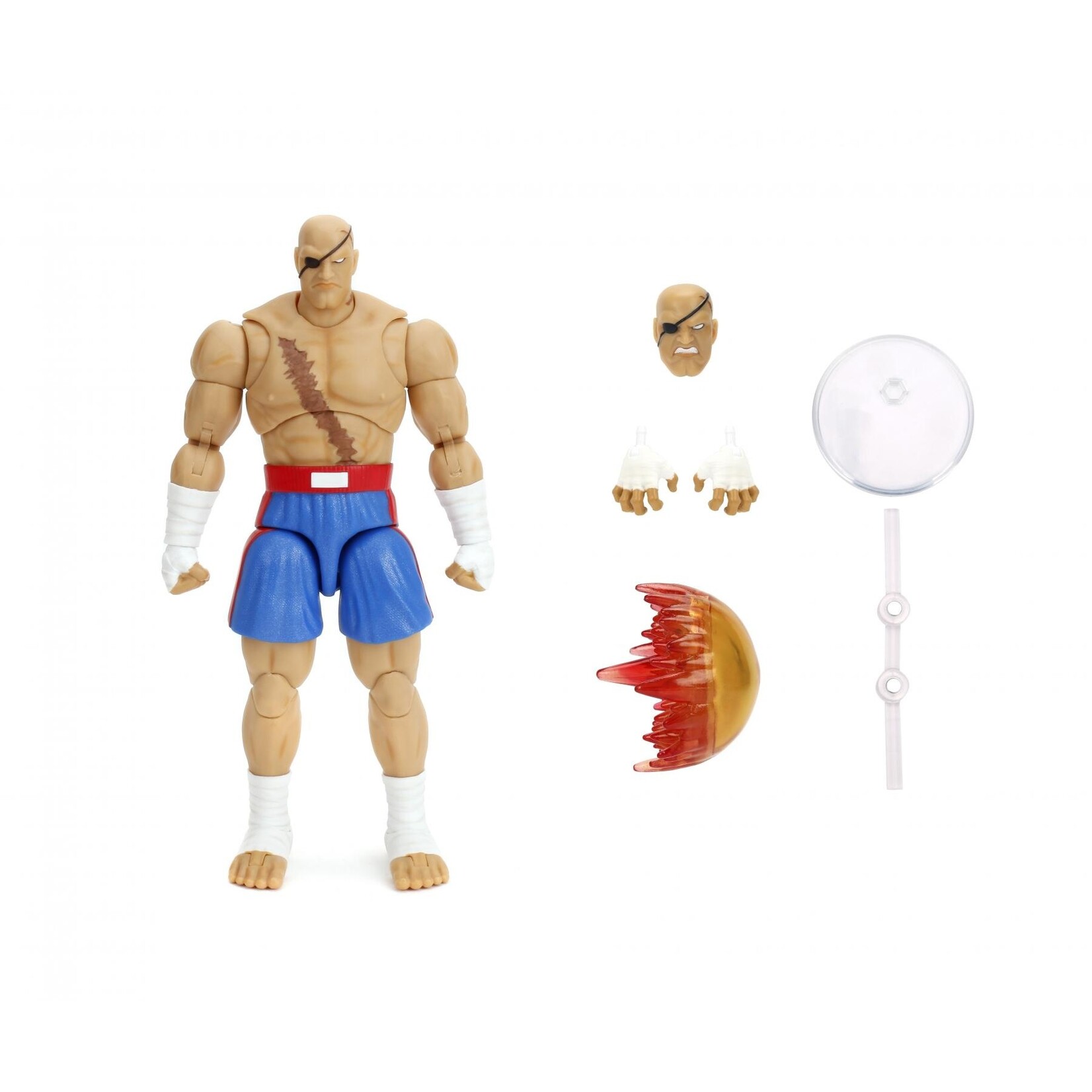 Jada Jada Ultra Street Fighter II Action Figure Sagat 19 cm