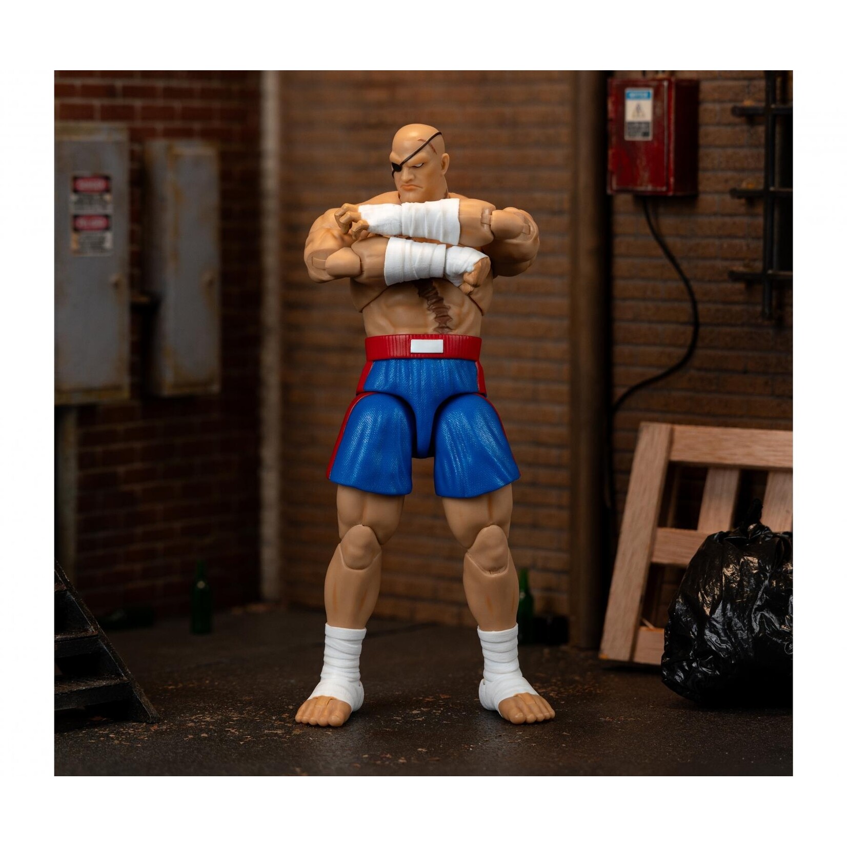 Jada Jada Ultra Street Fighter II Action Figure Sagat 19 cm