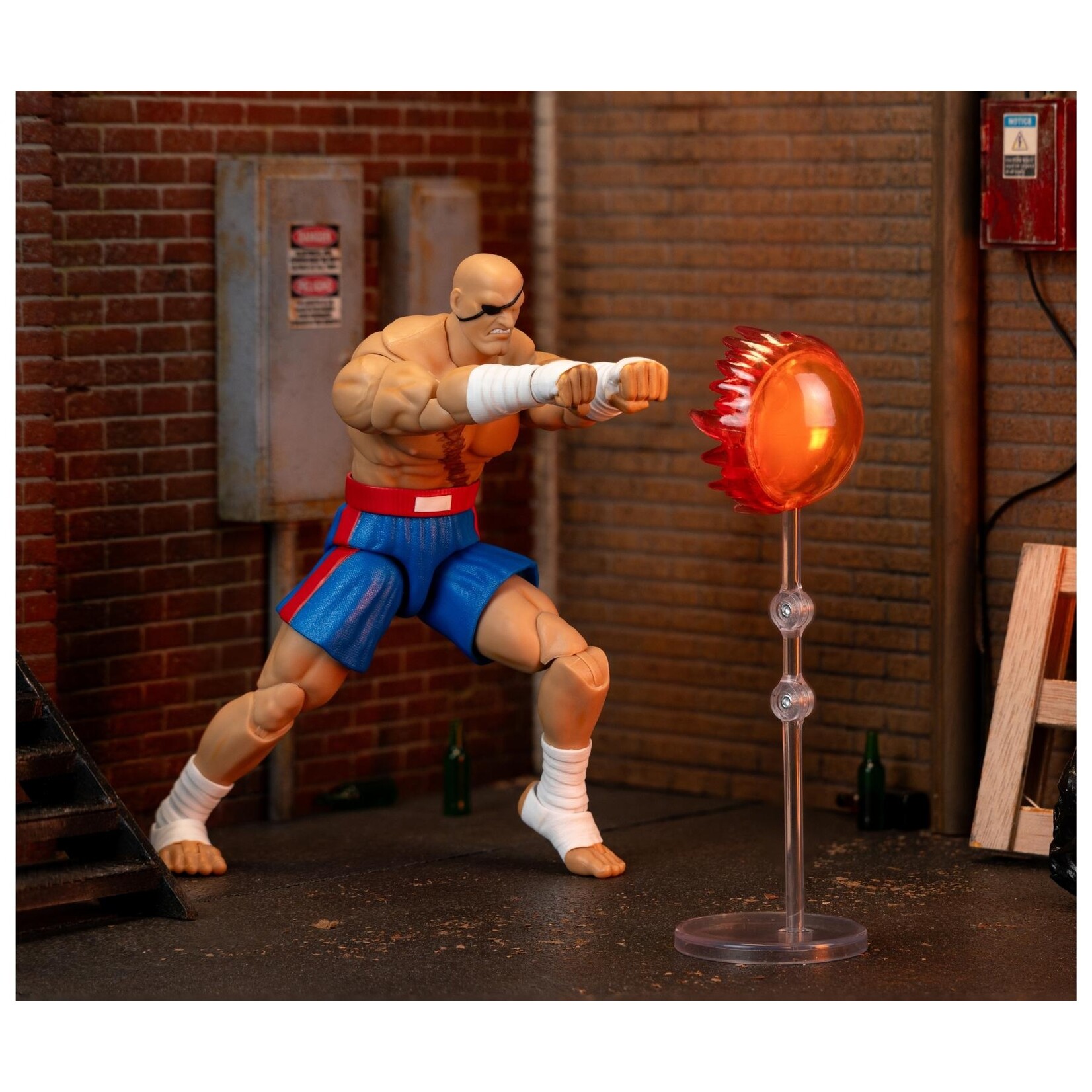 Jada Jada Ultra Street Fighter II Action Figure Sagat 19 cm