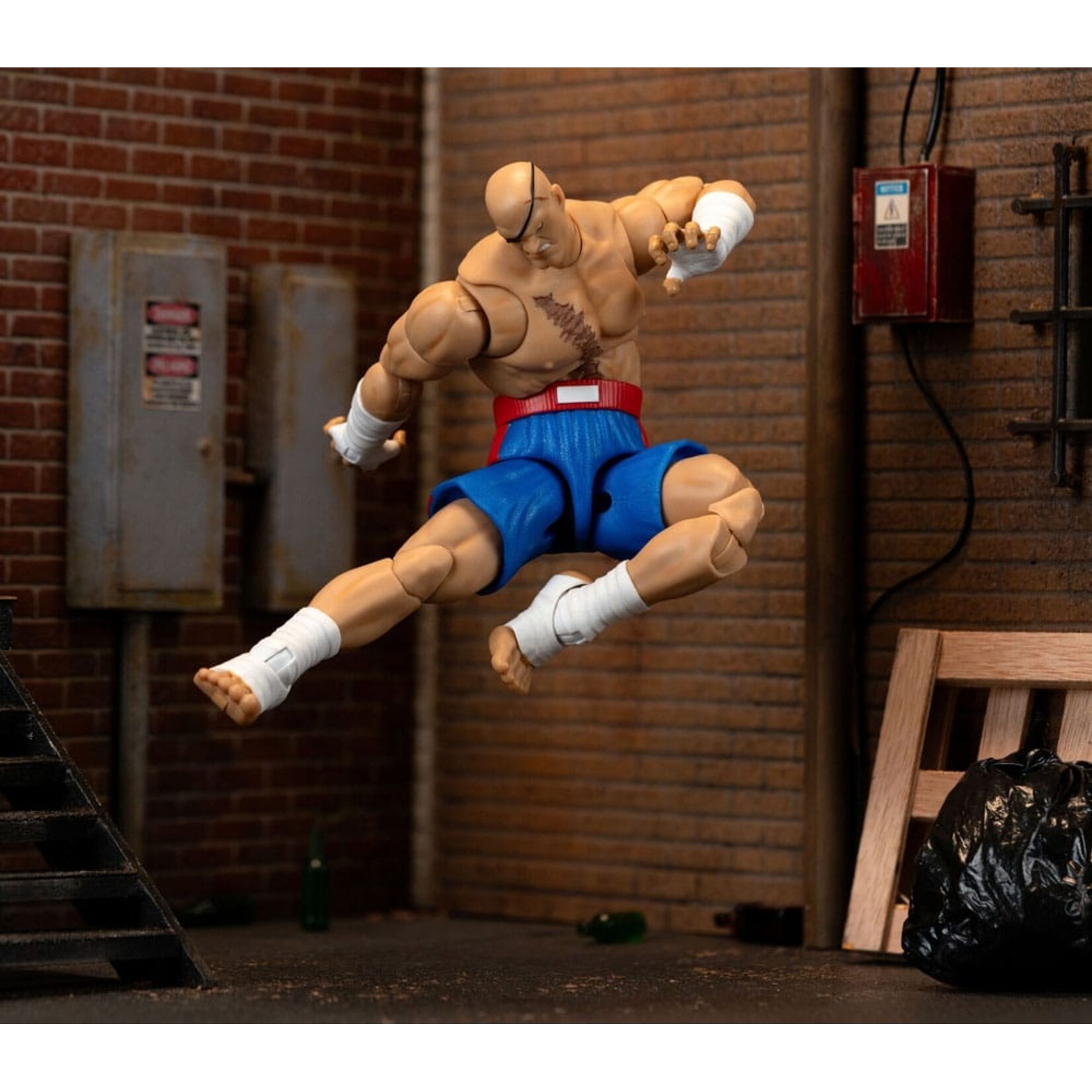 Jada Jada Ultra Street Fighter II Action Figure Sagat 19 cm