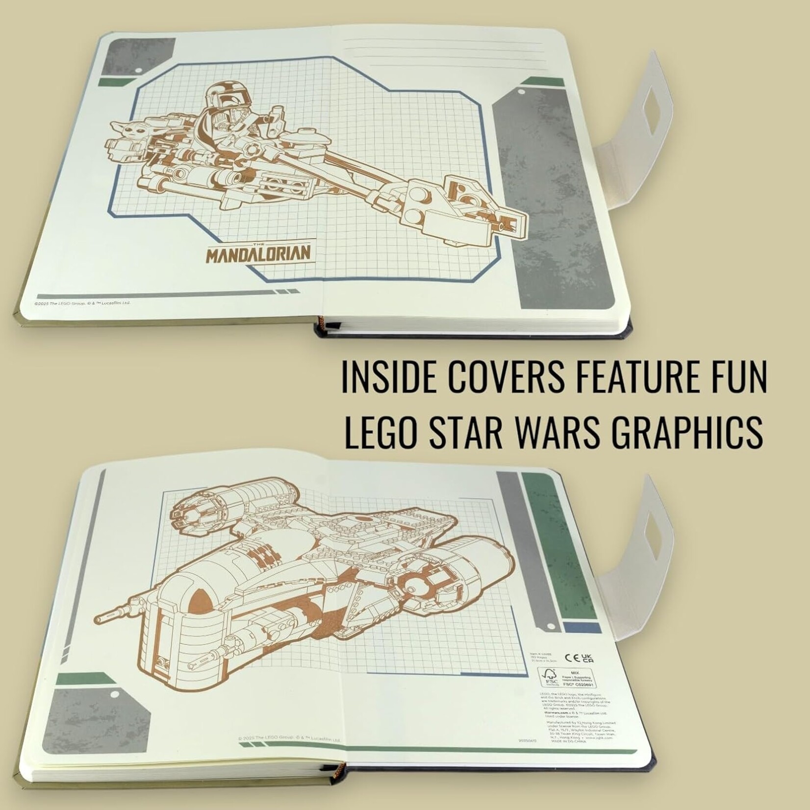 LEGO LEGO Star Wars The Mandalorian Notebook with Pen Mandalorian