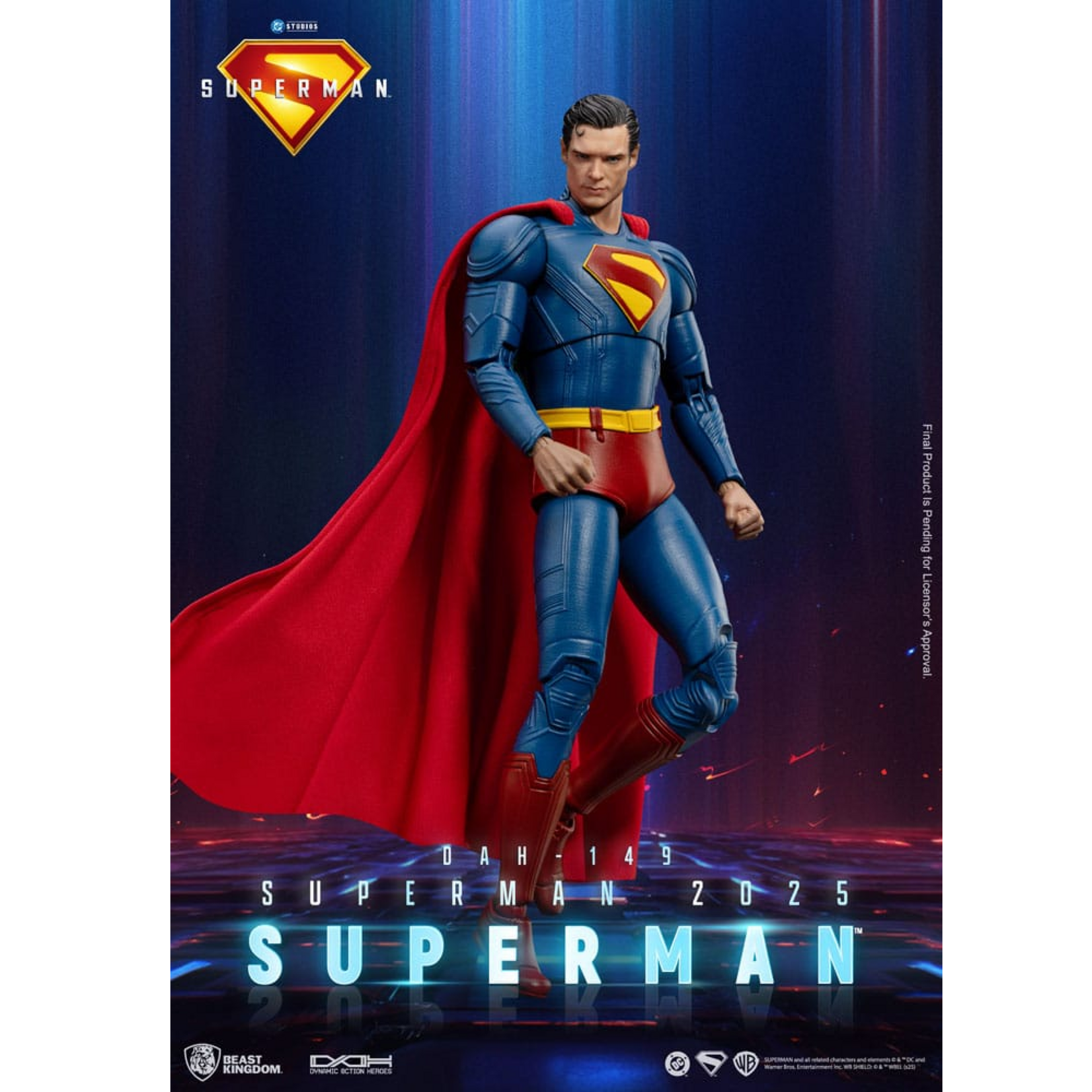 Beast Kingdom Beast Kingdom DC Comics Superman 2025 Action Figure Superman & Krypto 21 cm