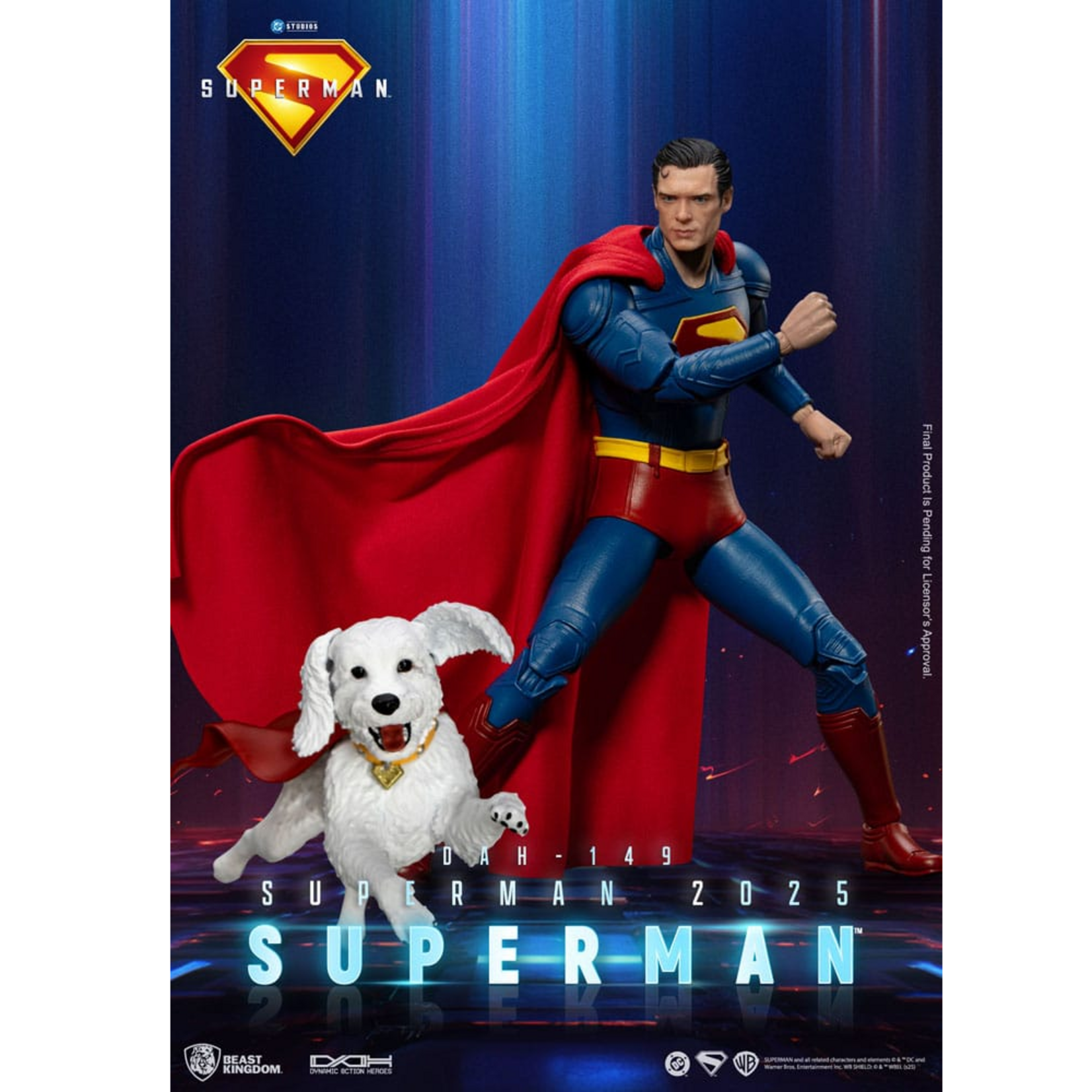 Beast Kingdom Beast Kingdom DC Comics Superman 2025 Action Figure Superman & Krypto 21 cm