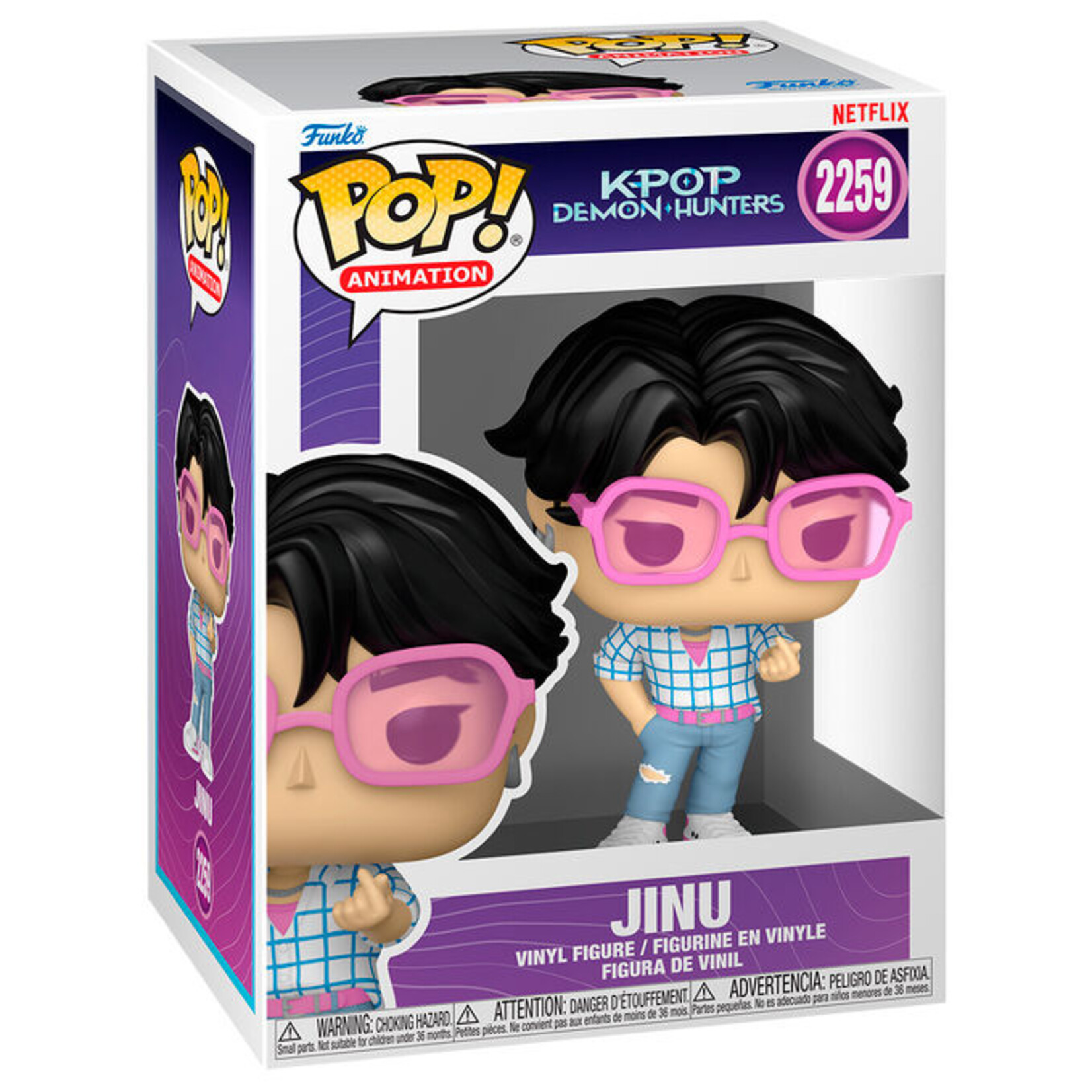 Funko Funko Kpop Demon Hunters POP! Animation Vinyl Figure Jinu w/Chase 9 cm