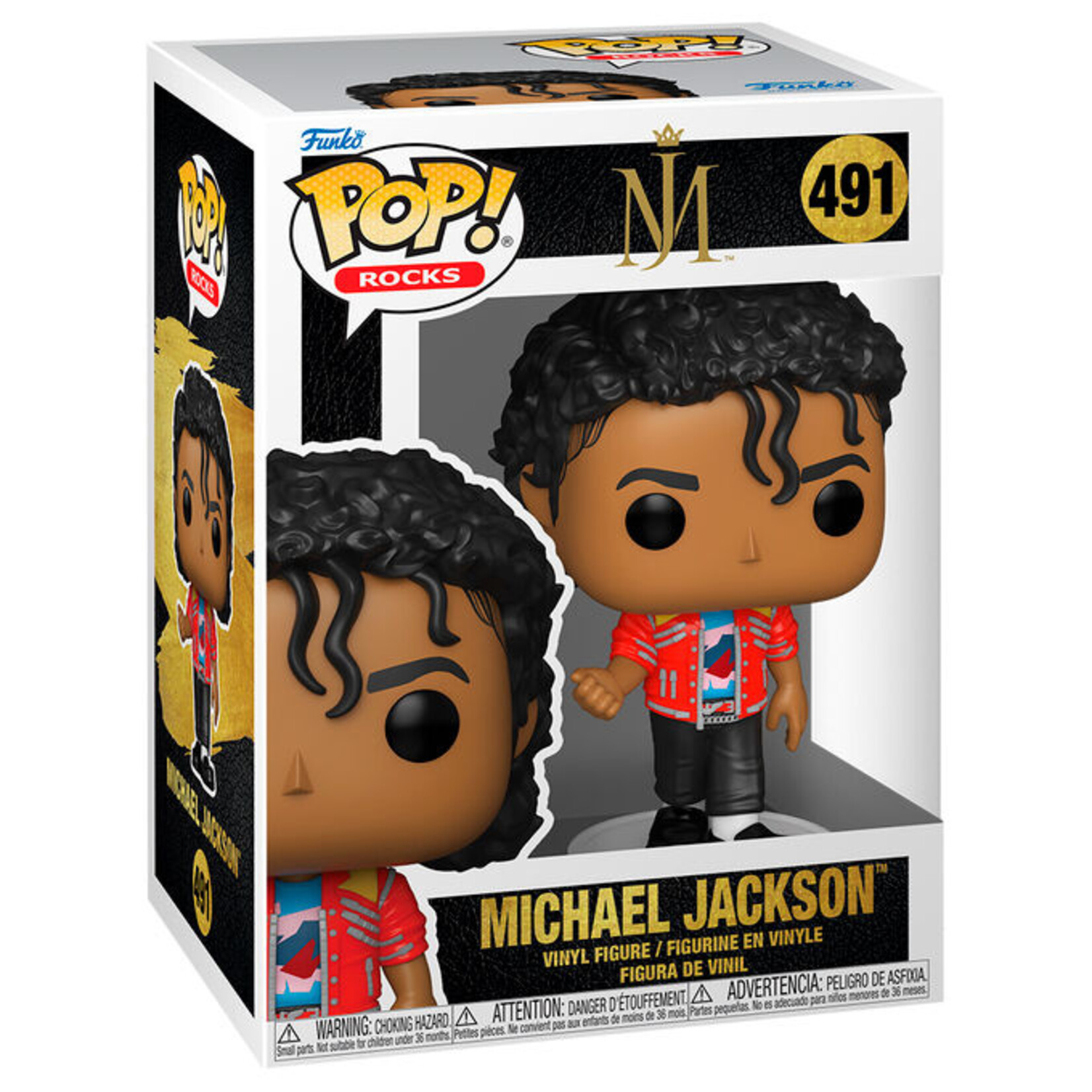 Funko Funko Michael Jackson POP! Rocks Vinyl Figure Beat It 9 cm